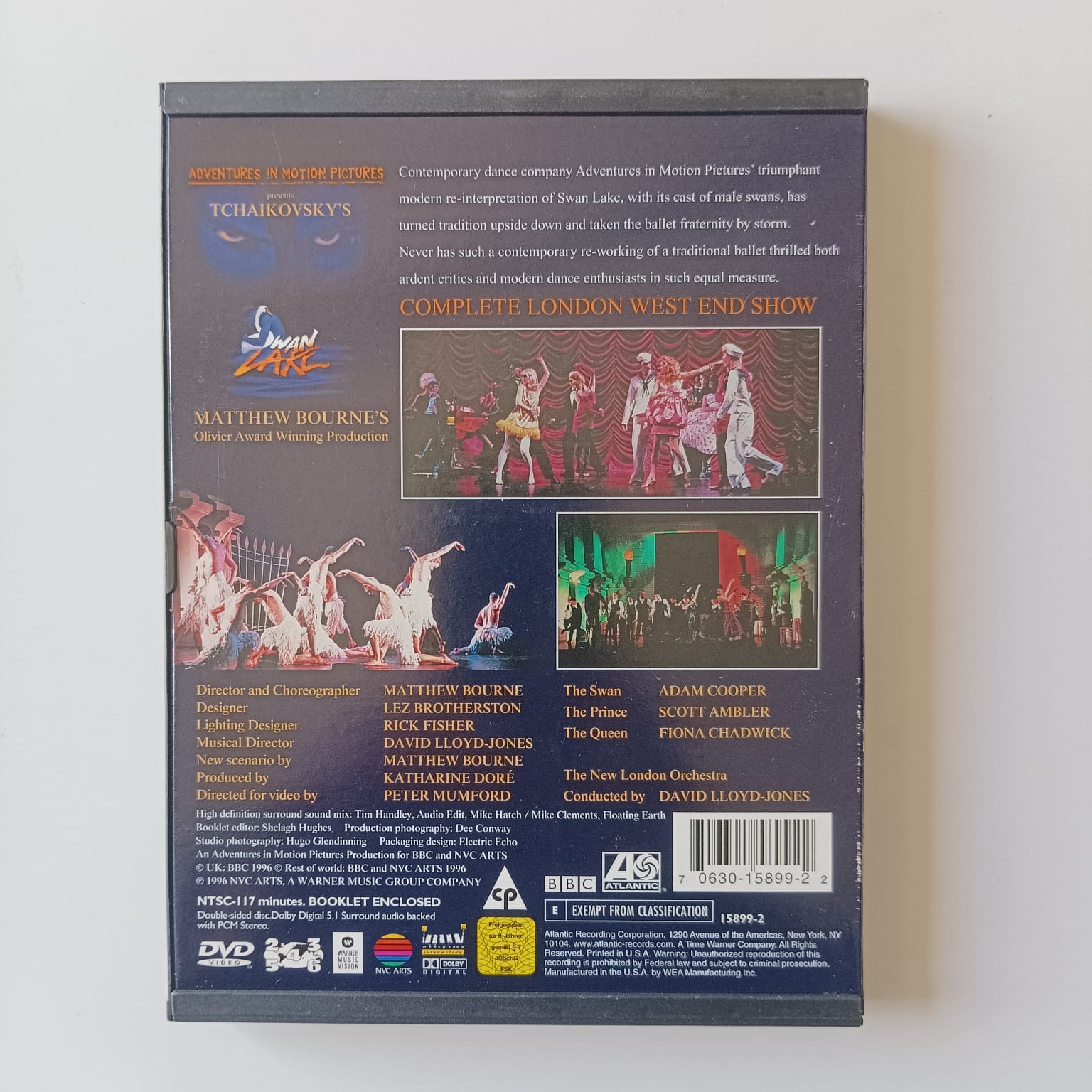 DVD Tchaikovsky - Swan Lake - Cor: Matthew Bourne's - Importado - Imagem 2