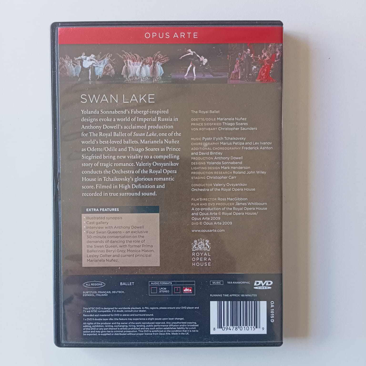 DVD Tchaikovsky - Swan Lake - Reg: Valeriy Ovsyanikov - Importado - Imagem 2