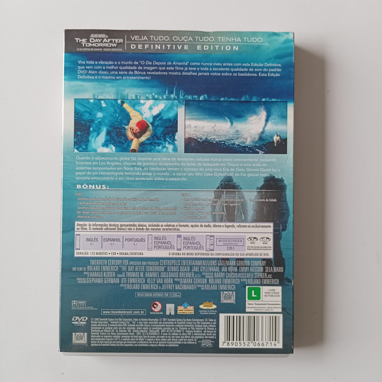 DVD The Day After Tomorrow - Definitive Edition - Imagem 2