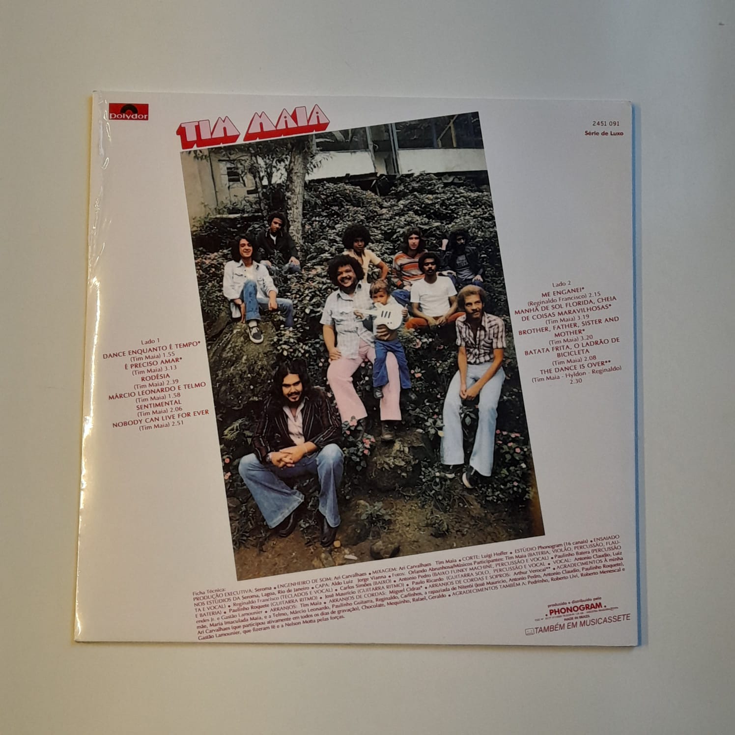 LP Tim Maia – Tim Maia (1976) - Lacrado - Imagem 2