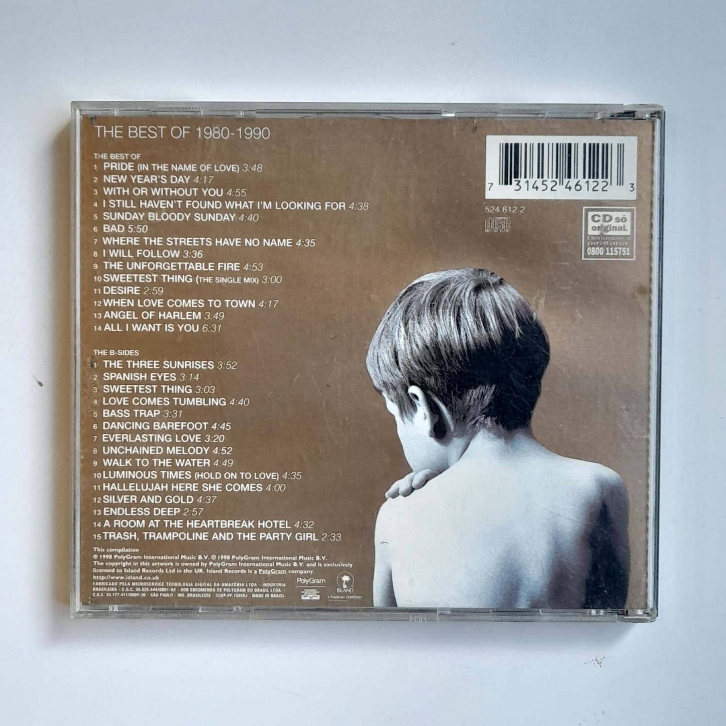 CD U2 – The Best Of 1980-1990 - Duplo - Imagem 2
