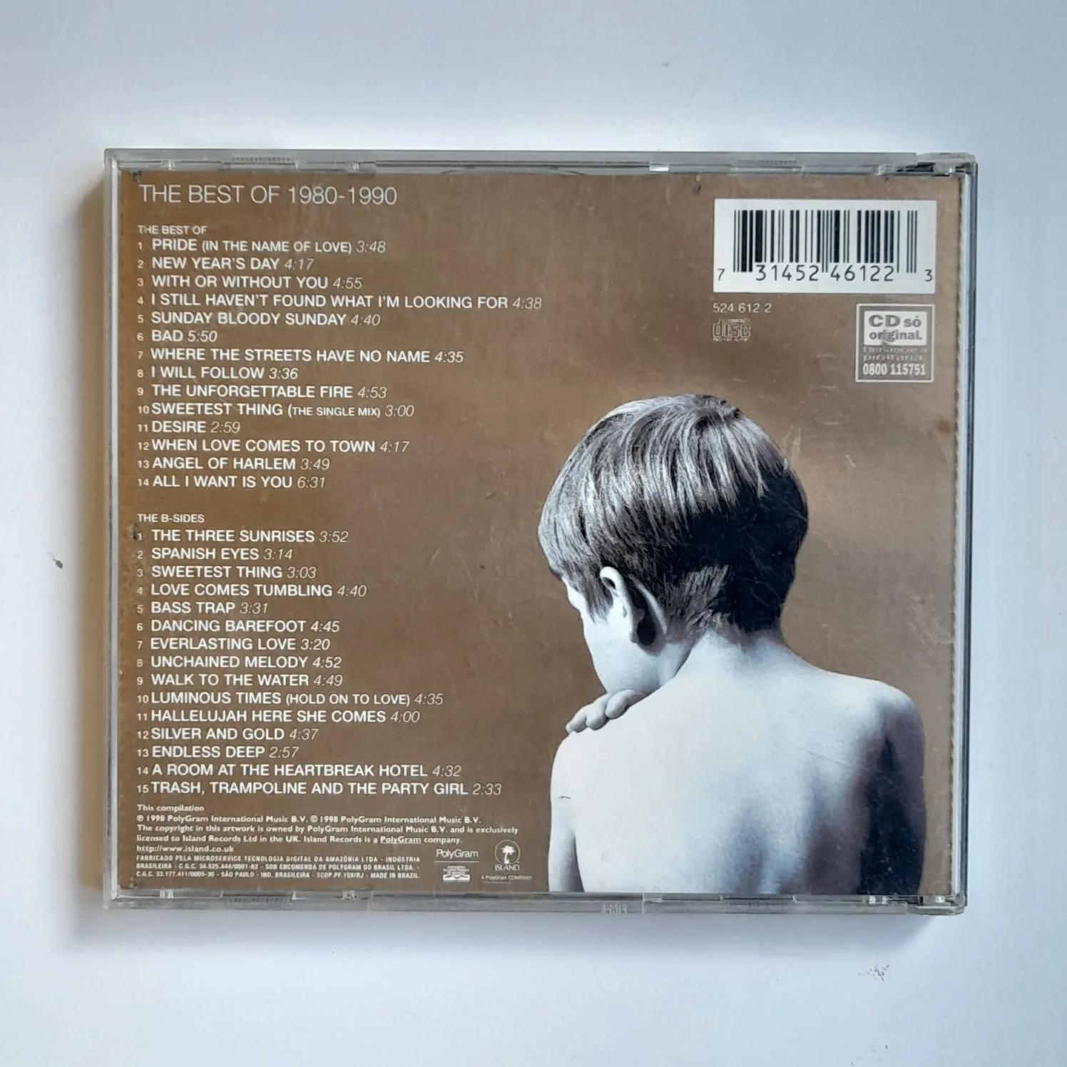 CD U2 – The Best Of 1980-1990 - Duplo - Imagem 2