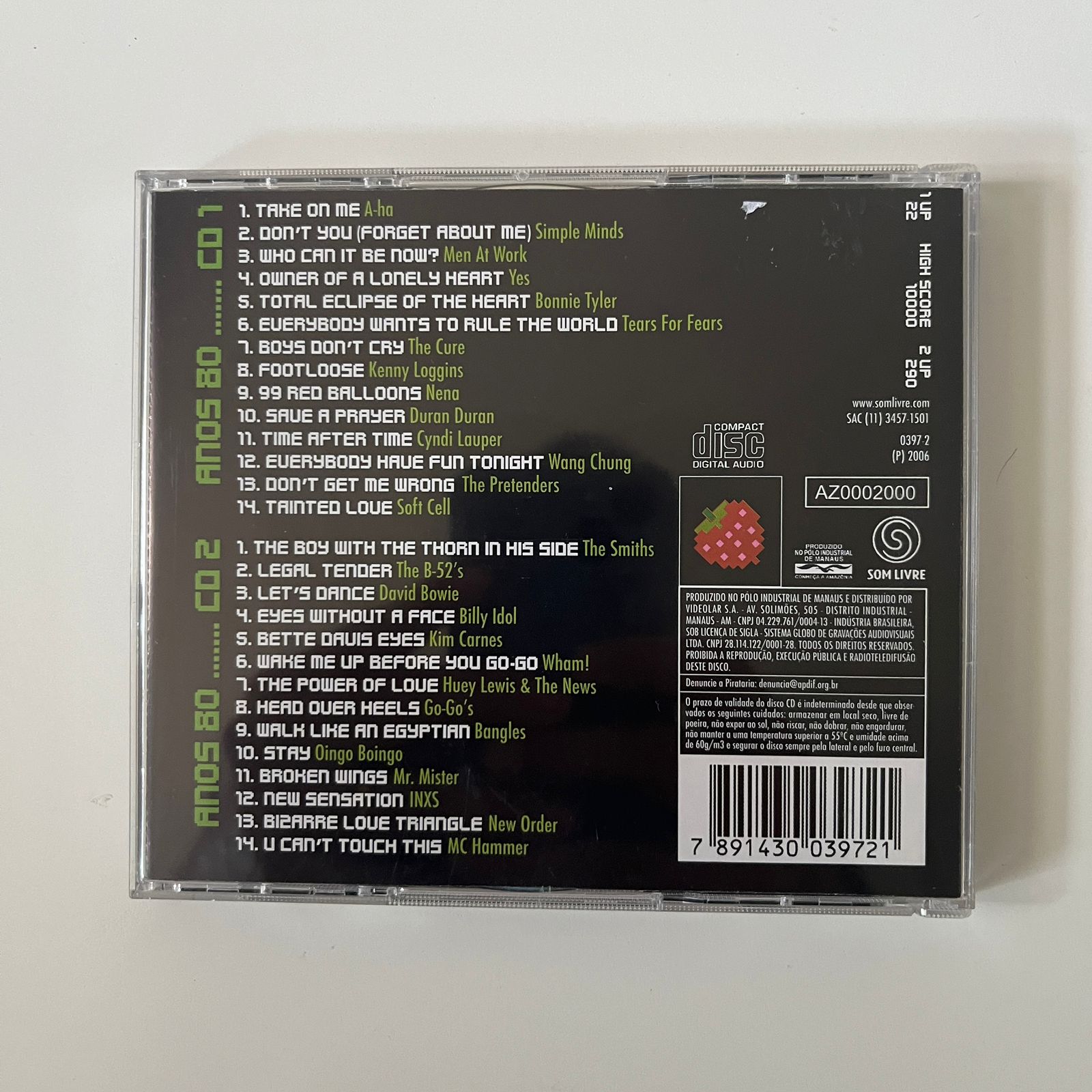 CD Anos 80 - Volumes 1 e 2 - Duplo - Imagem 2