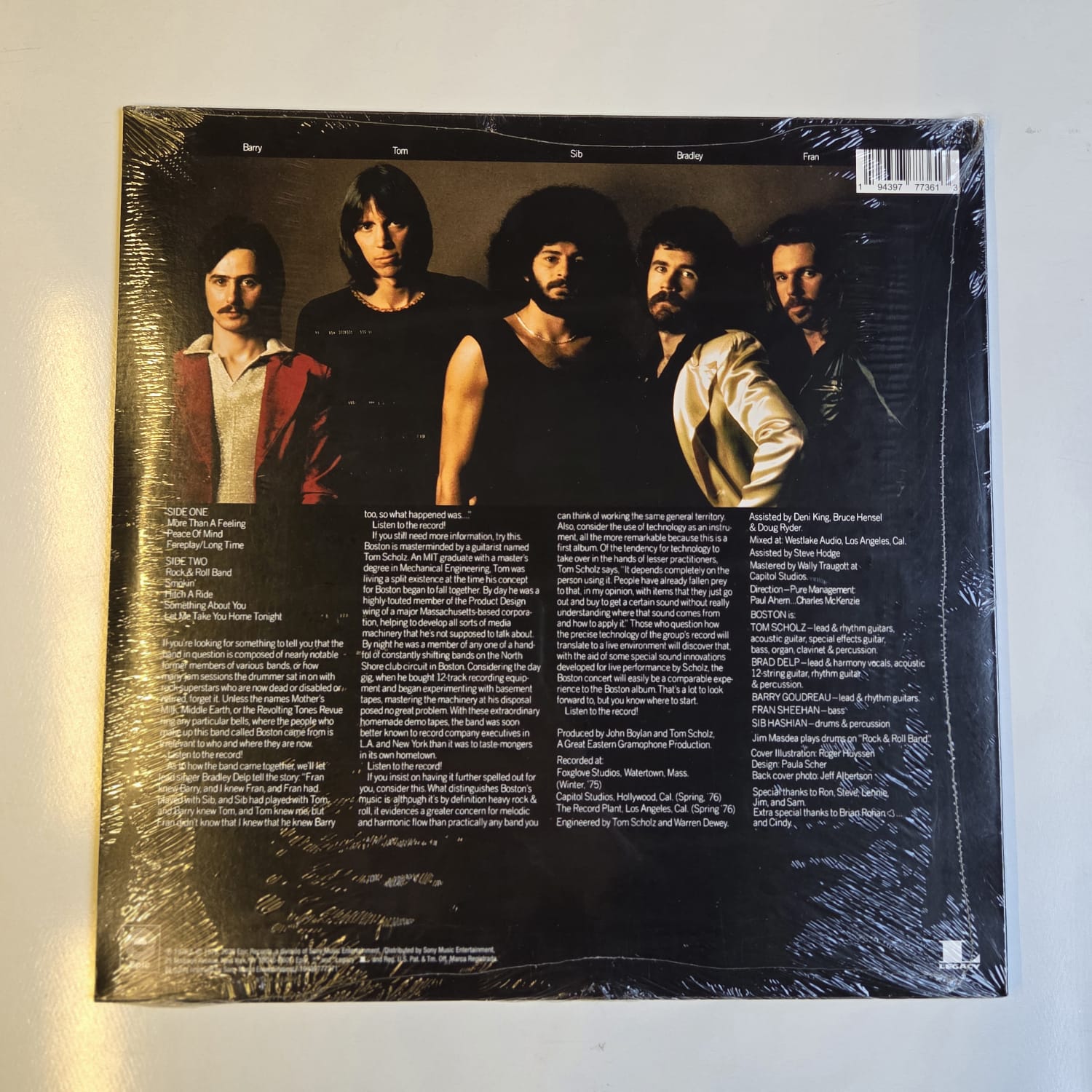 LP Boston - Boston (1978) - Lacrado - Imagem 2