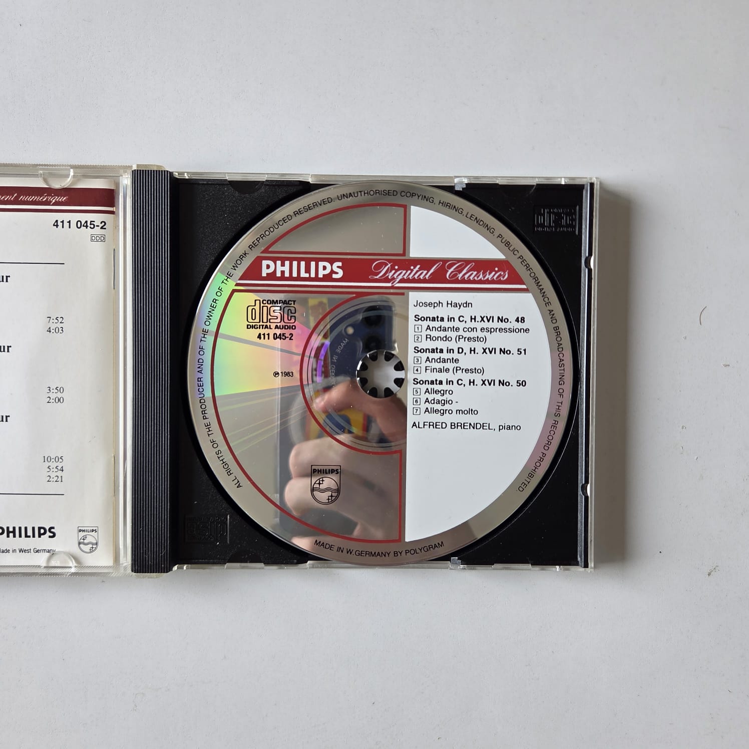 CD Haydn - Piano Sonatas - Alfred Brendel - Importado - Imagem 3