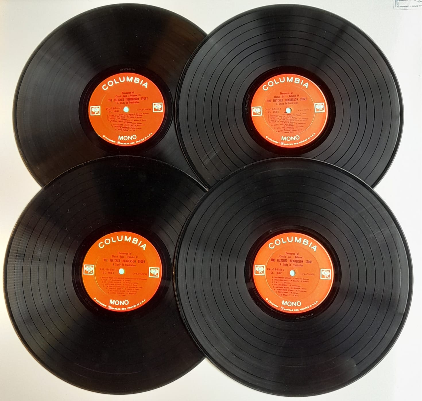 Box 4 LPs Fletcher Henderson – A Study In Frustration (The Fletcher Henderson Story) - Importado - Imagem 3