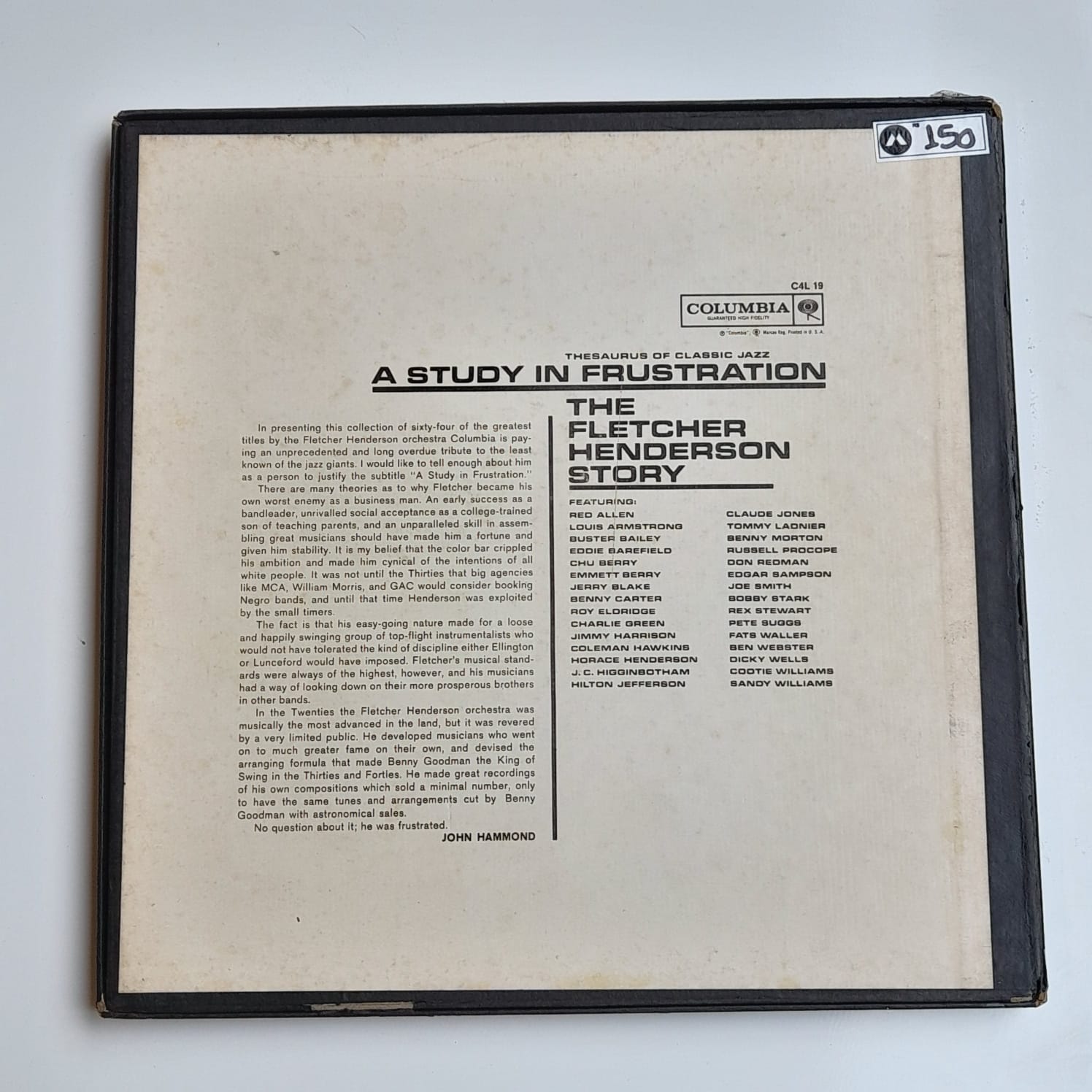 Box 4 LPs Fletcher Henderson – A Study In Frustration (The Fletcher Henderson Story) - Importado - Imagem 2