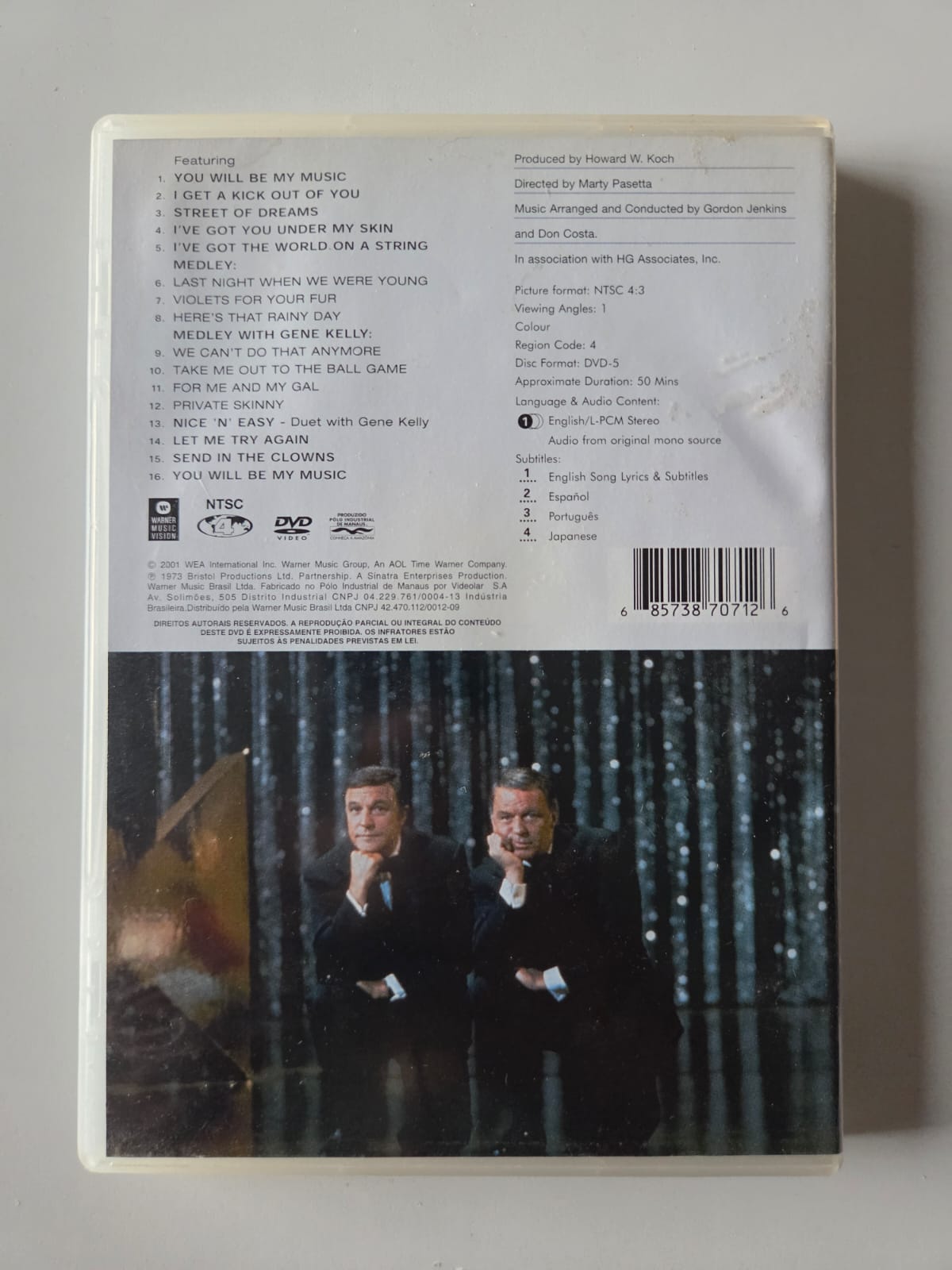 DVD FRANK SINATRA - OL' BLUE EYES IS BACK - Imagem 2