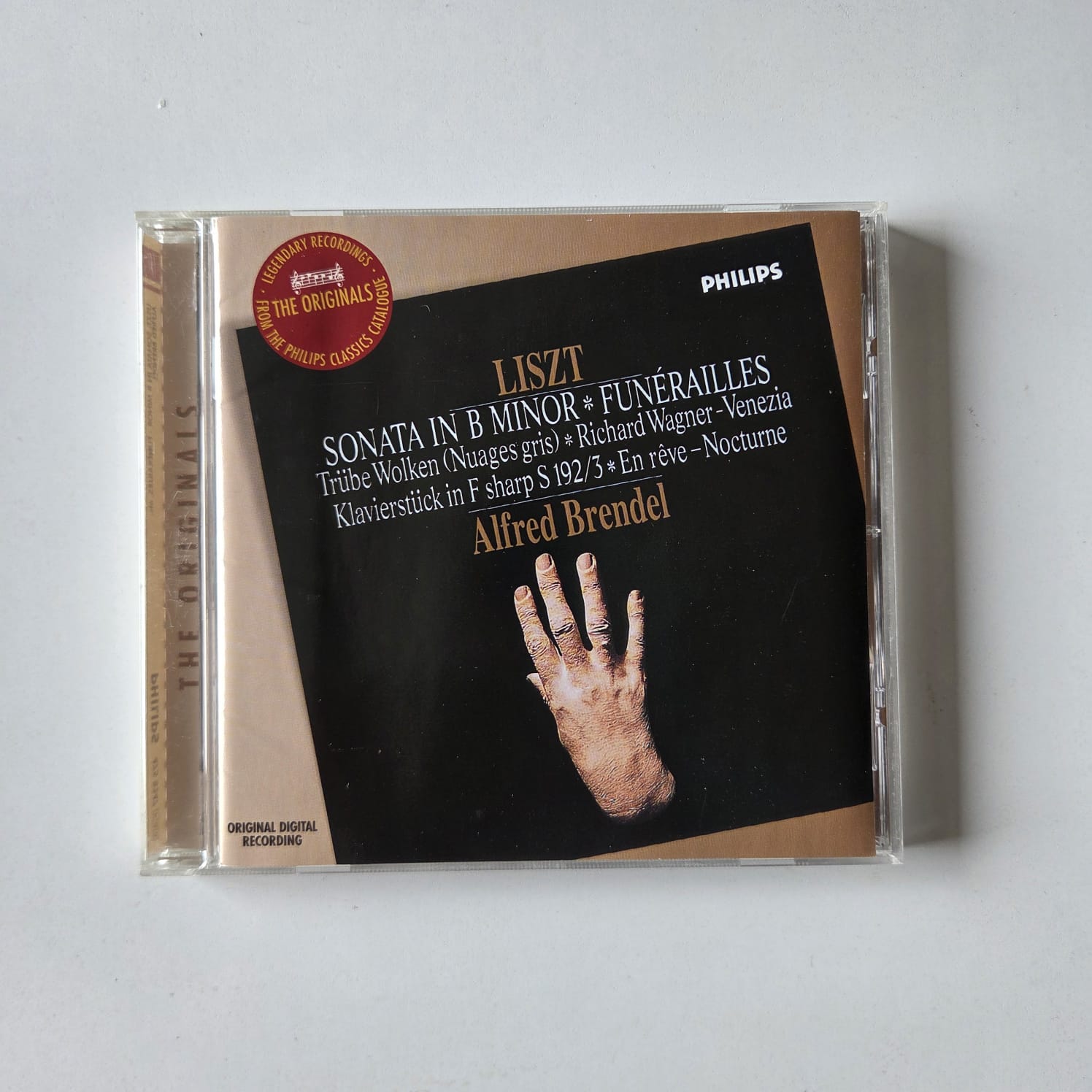 CD Liszt: Sonata In B Minor - Funérailles, etc. - Alfred Brendel- Importado