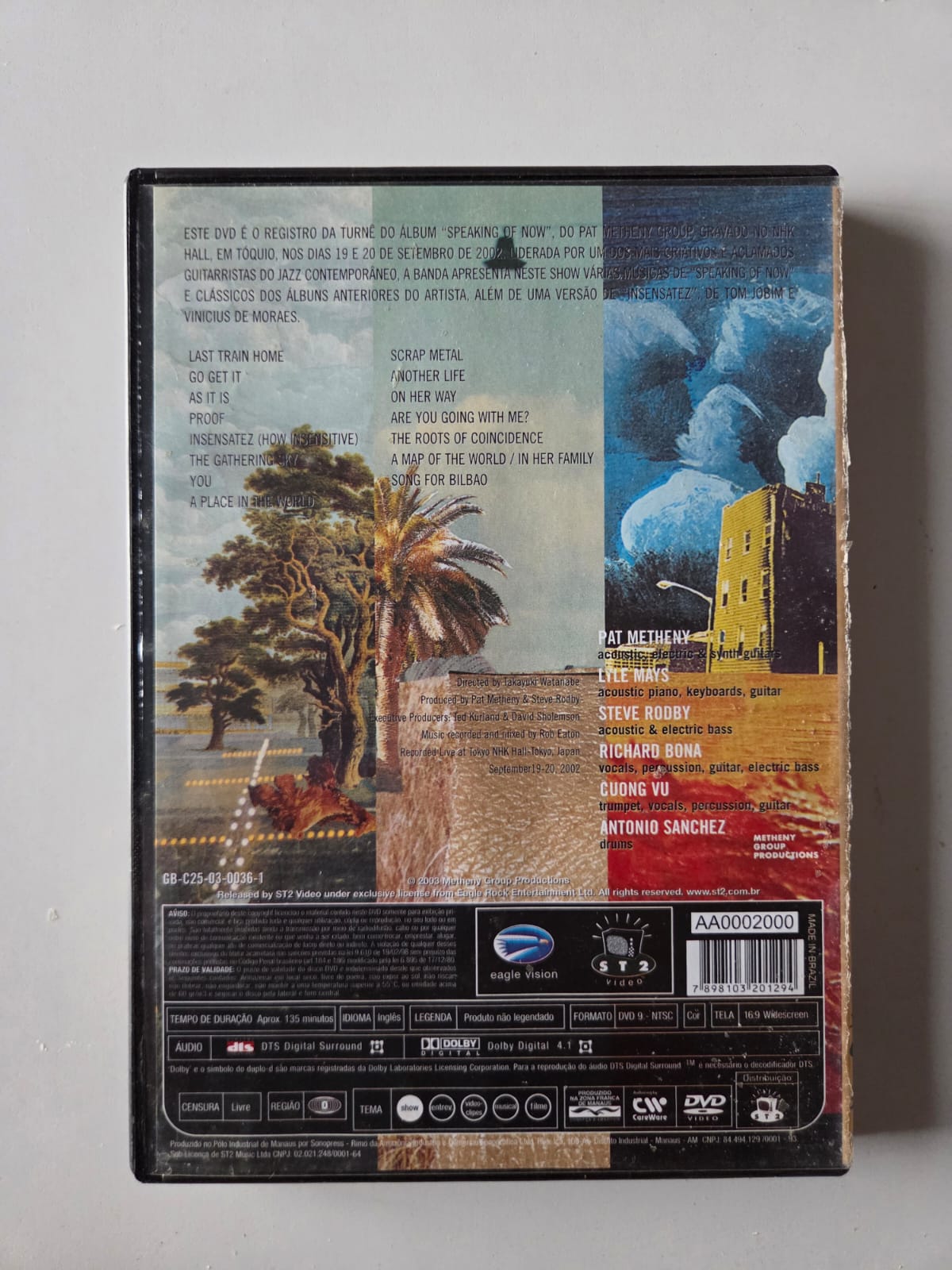 DVD PAT METHENY GROUP - SPEAKING OF NOW LIVE - Imagem 2