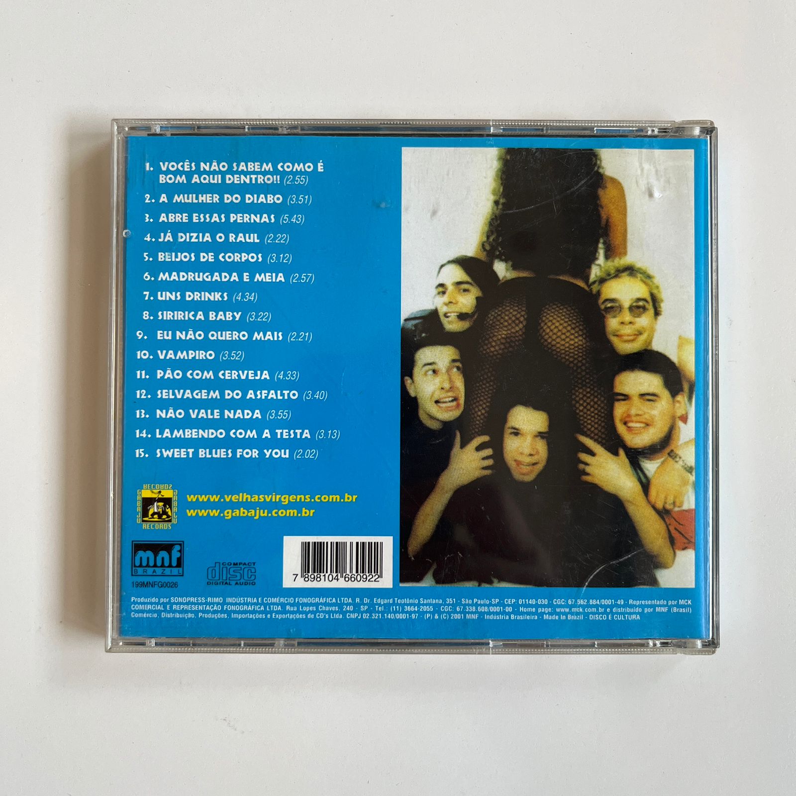 CD Velhas Virgens – Vocês Não Sabem Como É Bom Aqui Dentro!! - Imagem 2