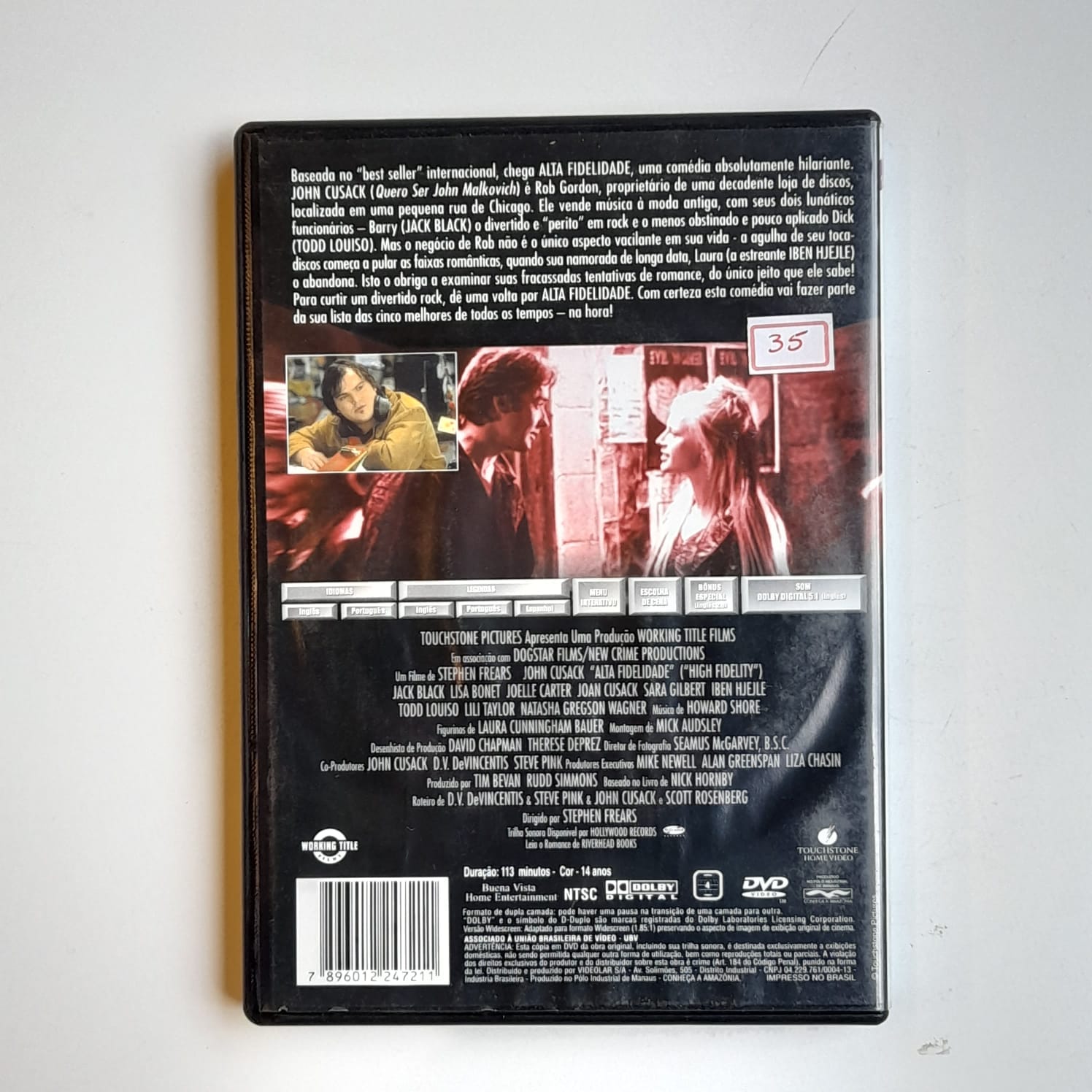 DVD Alta Fidelidade - Imagem 2