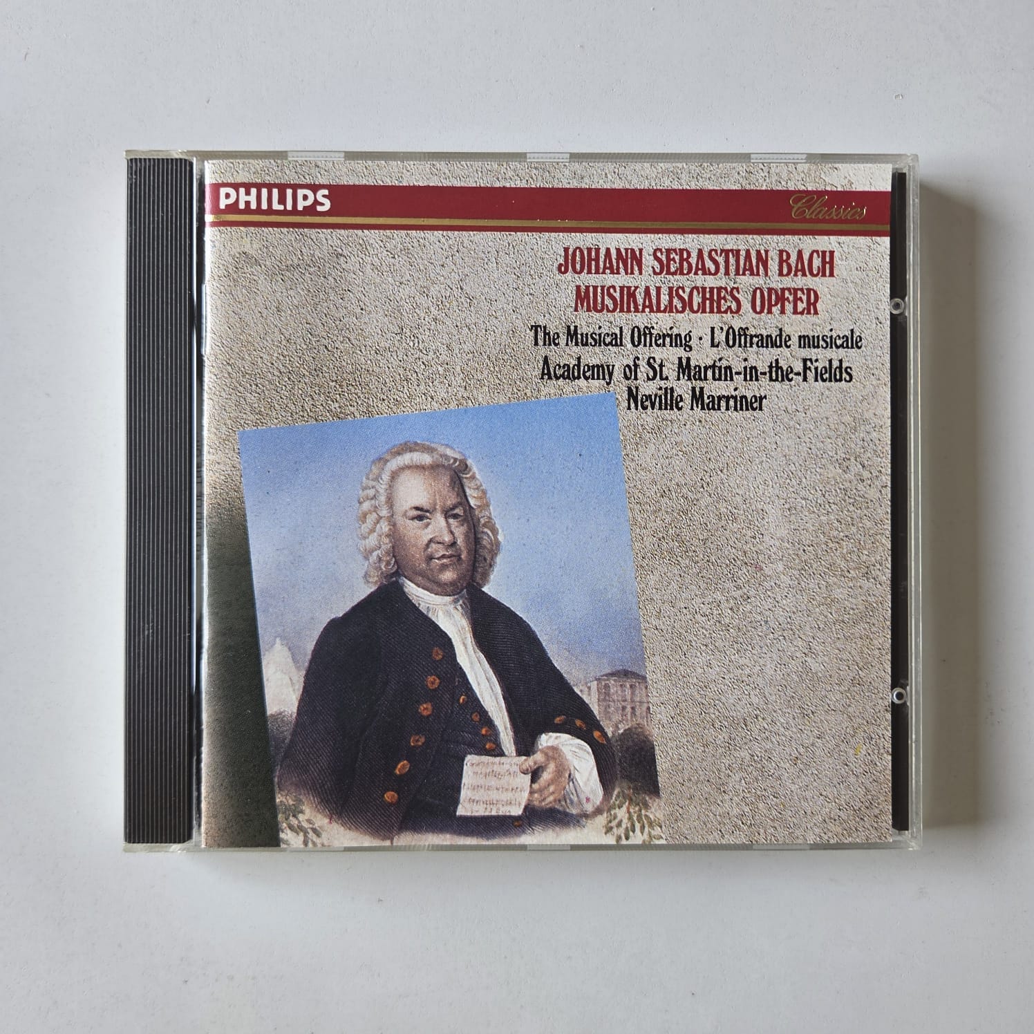 CD Bach - Musikalisches Opfer - Neville Marriner - Importado