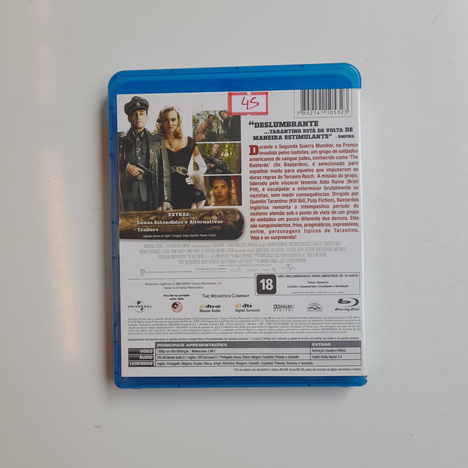 Blu-Ray Bastardos Inglórios - Imagem 2