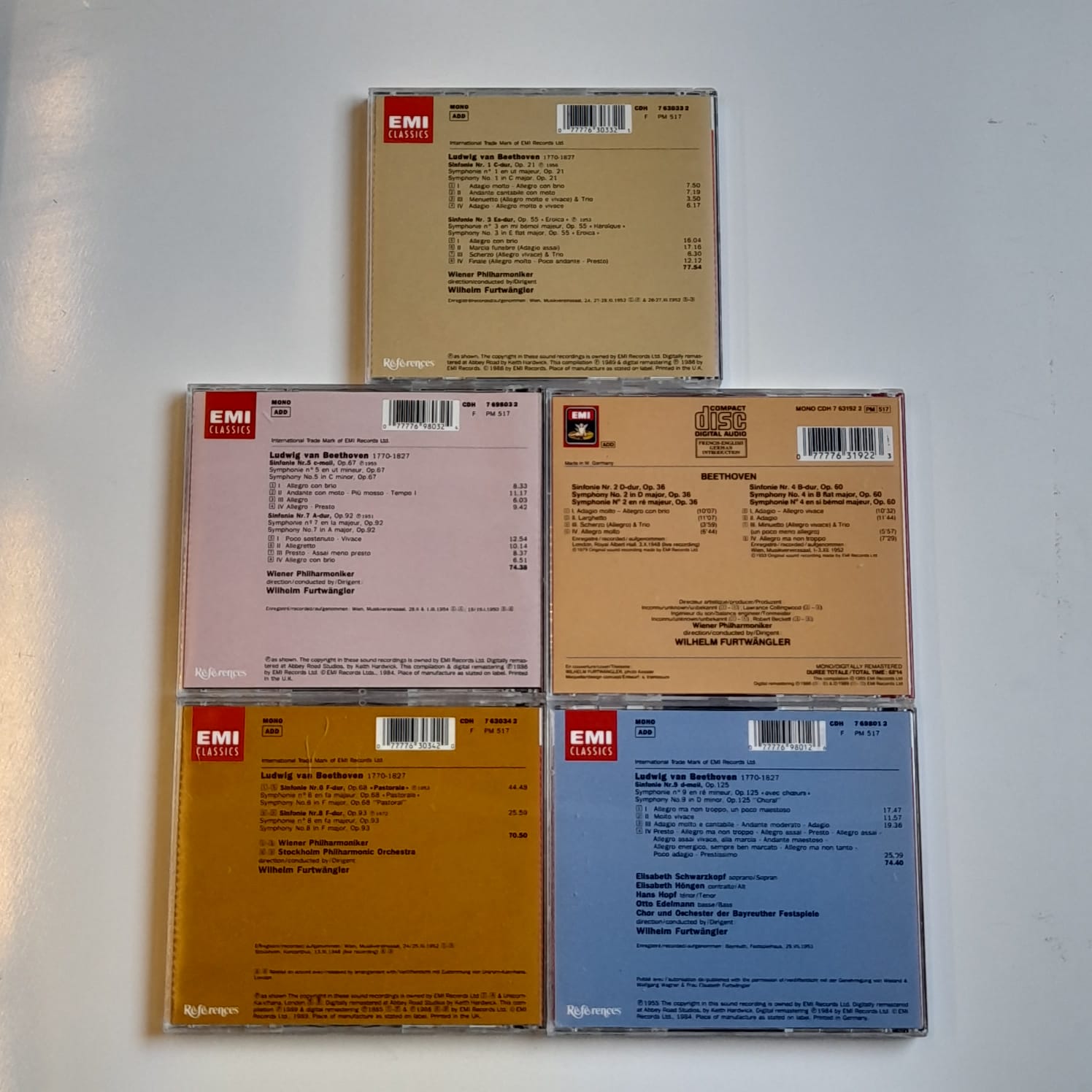 Box (5 CDs) Beethoven - 9 Symphonies - Importado - Imagem 4
