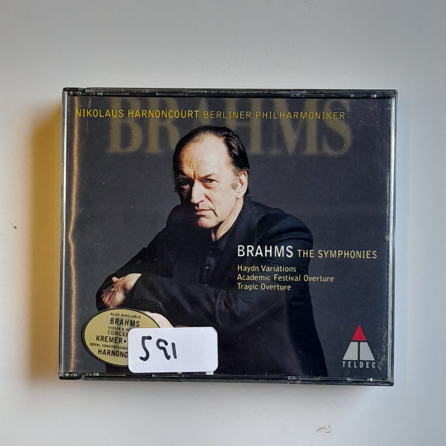Box (3 CDs) Brahms - The Symphonies - Reg: Harnoncourt - Importado