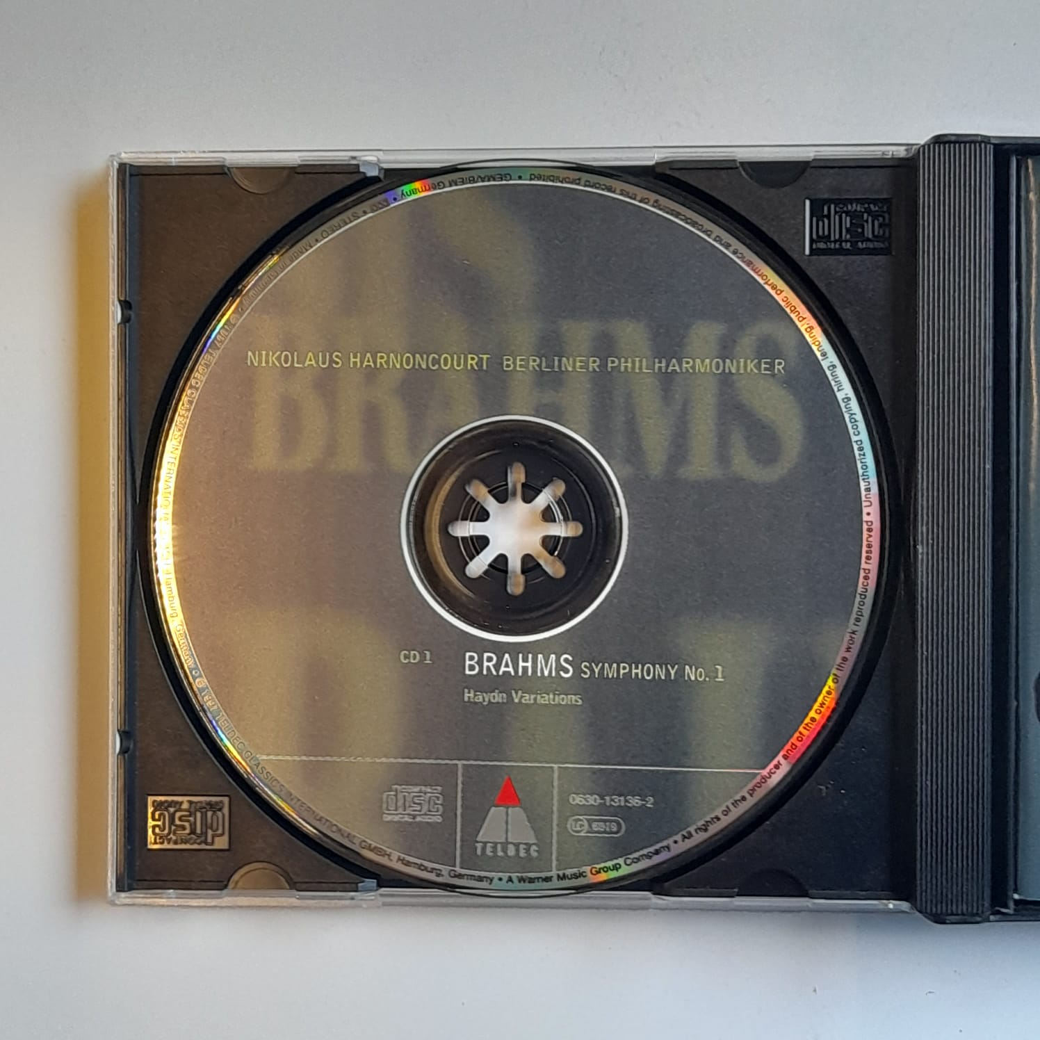 Box (3 CDs) Brahms - The Symphonies - Reg: Harnoncourt - Importado - Imagem 3