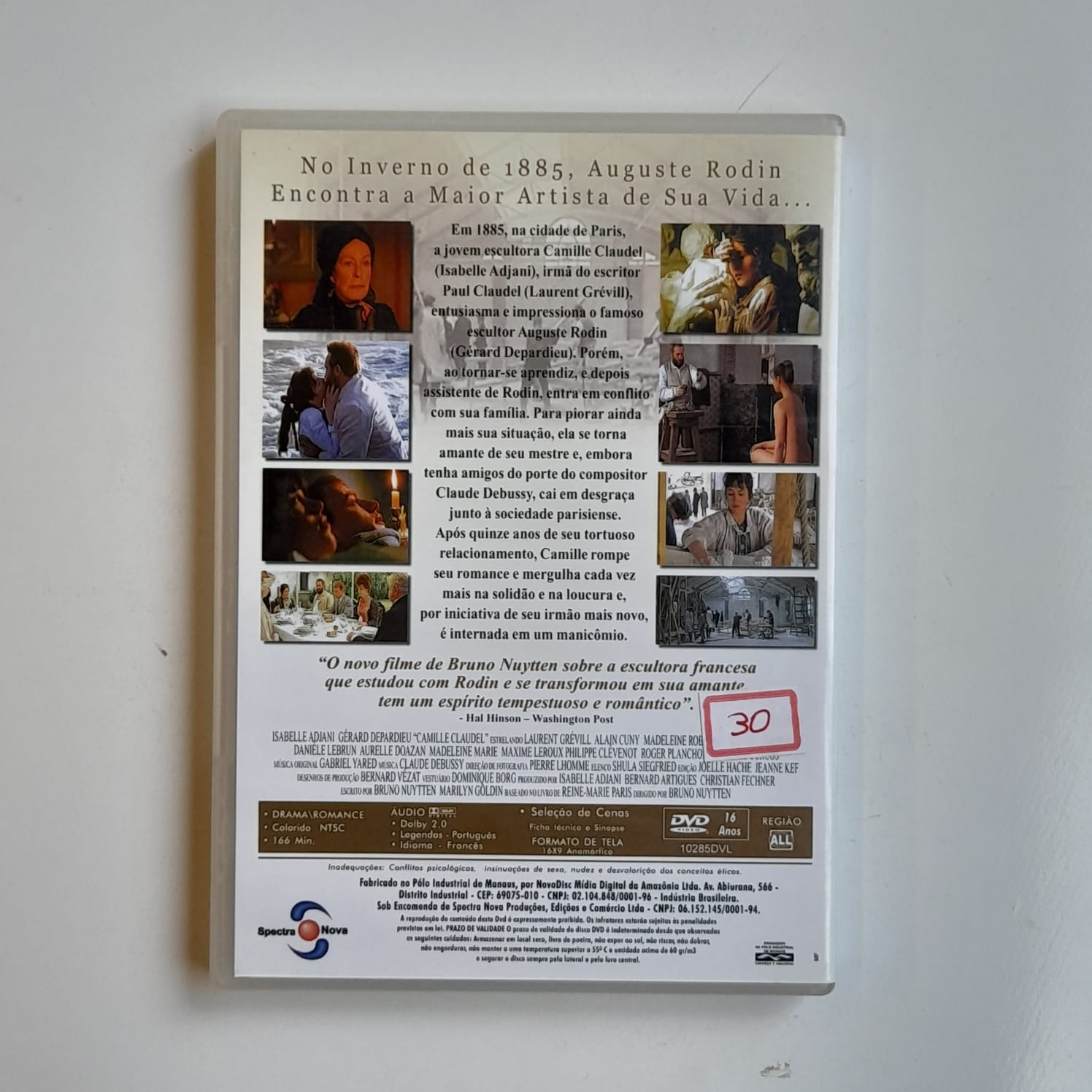 DVD Camille Claudel - Imagem 2