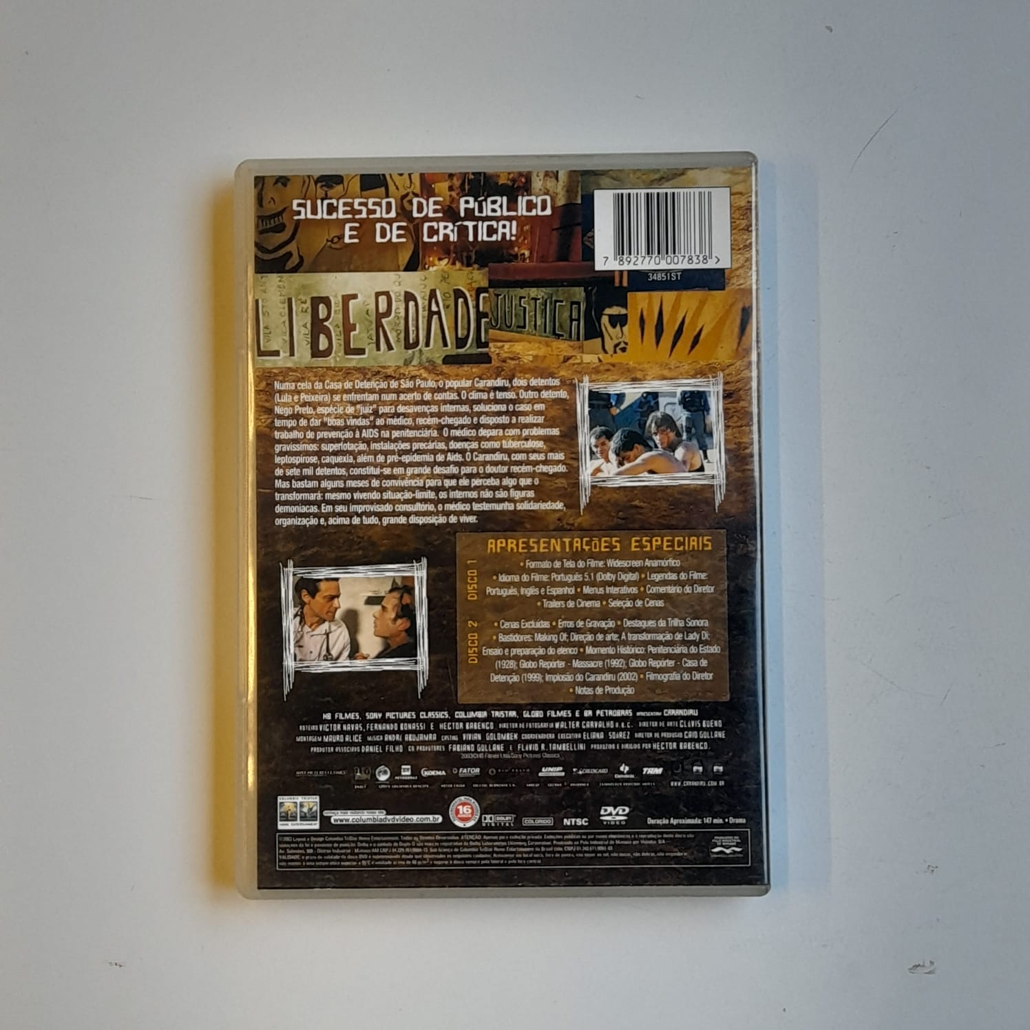 DVD Carandiru - Duplo - Imagem 2