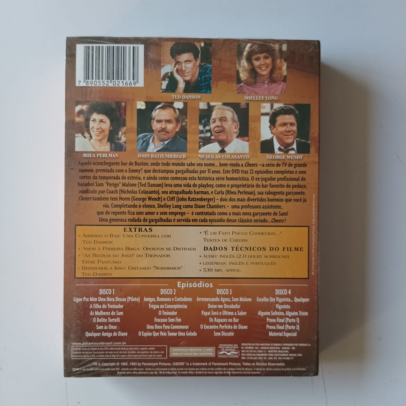 DVD Cheers - Temporadas 1 e 2 - Lacrado - Imagem 2