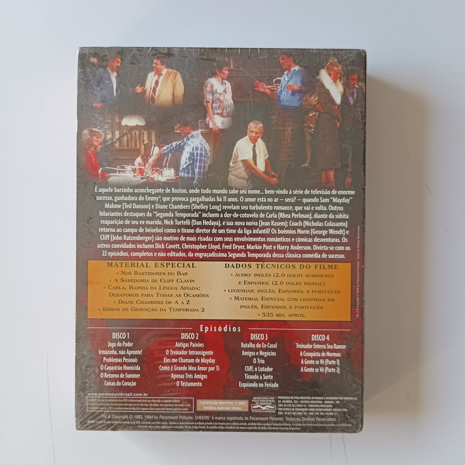 DVD Cheers - Temporadas 1 e 2 - Lacrado - Imagem 4