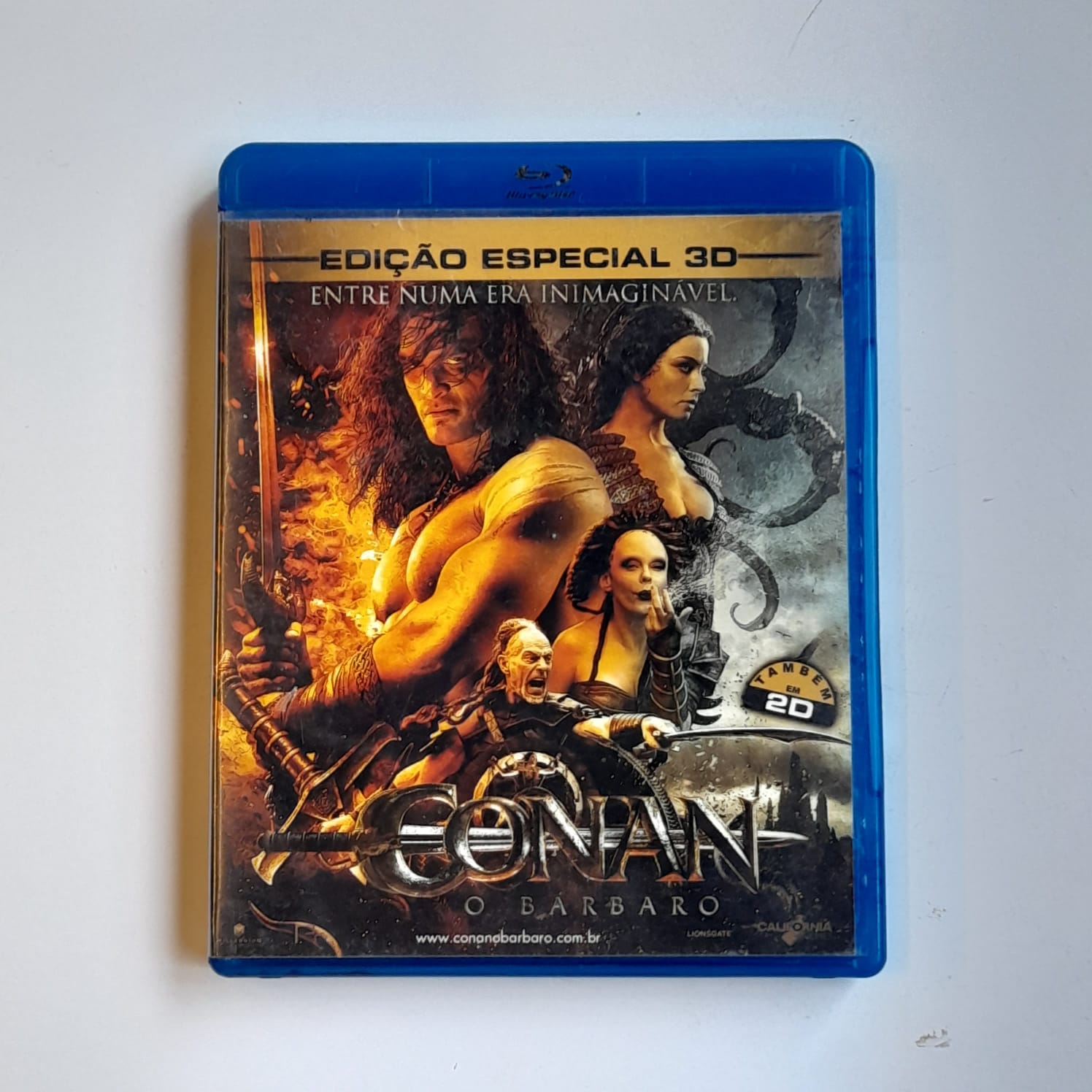 Blu-Ray Conan, o Bárbaro - Edição especial 3D