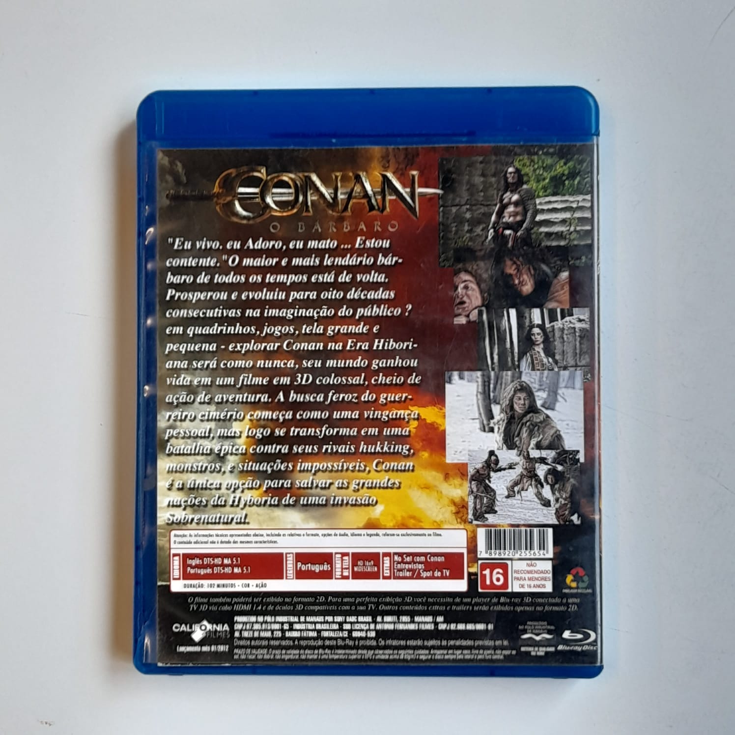 Blu-Ray Conan, o Bárbaro - Edição especial 3D - Imagem 2