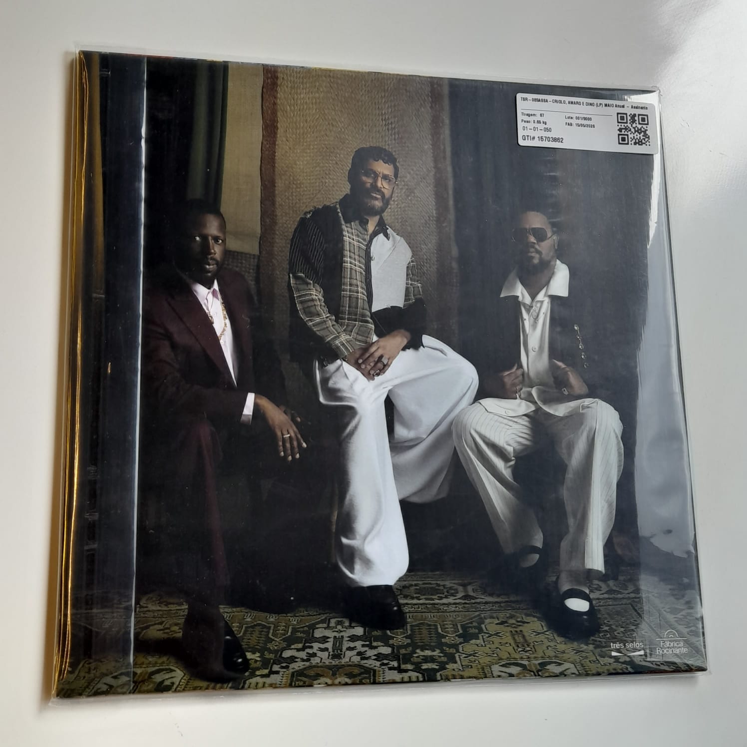 LP Criolo, Amaro & Dino – Criolo, Amaro & Dino (2026) - Imagem 2