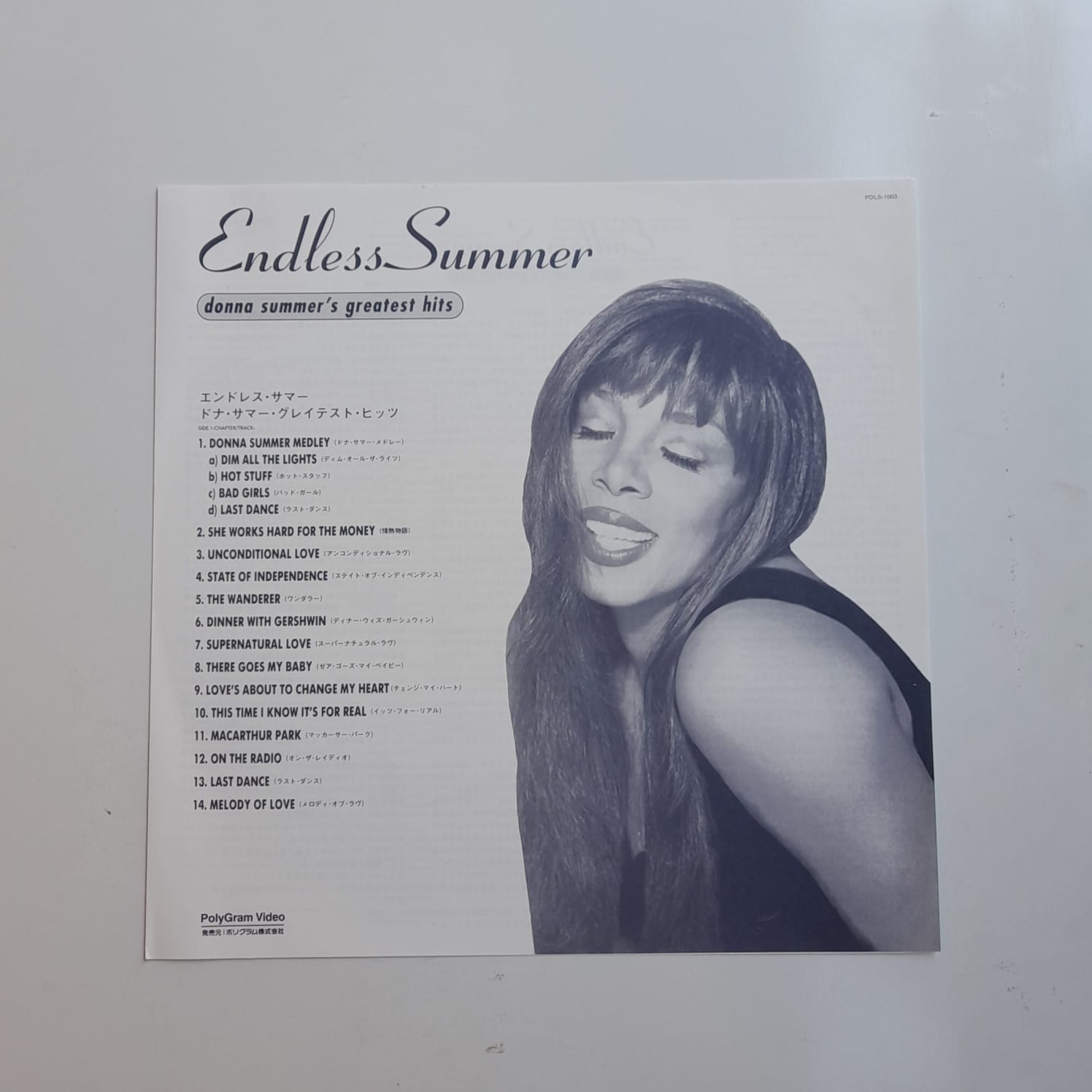 Laserdisc Donna Summer – Endless Summer/Donna Summer's Greatest Hits - Edição Japonesa - Imagem 3