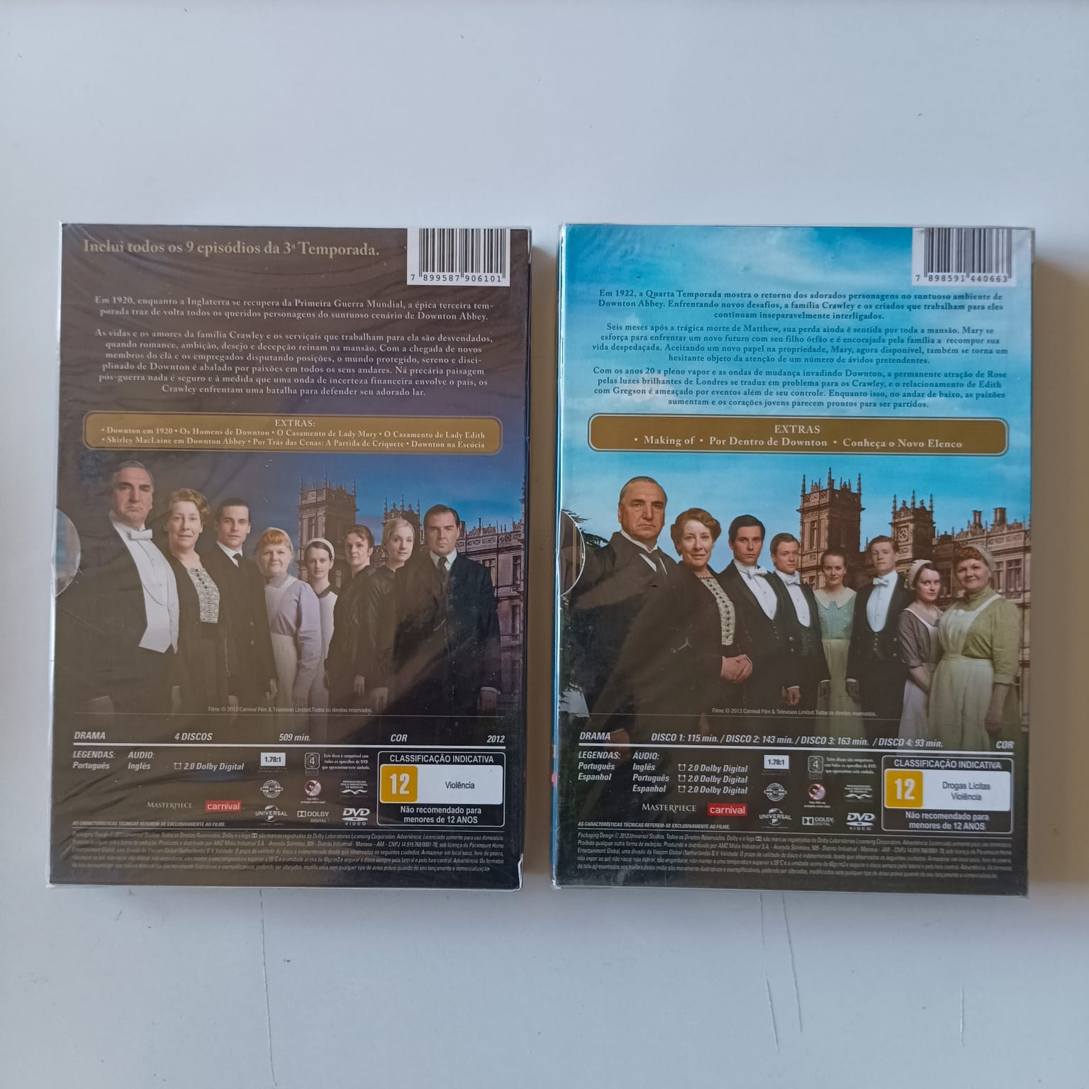 DVD Downtown Abbey - Temporadas 1 a 4 - Lacrado - Imagem 4