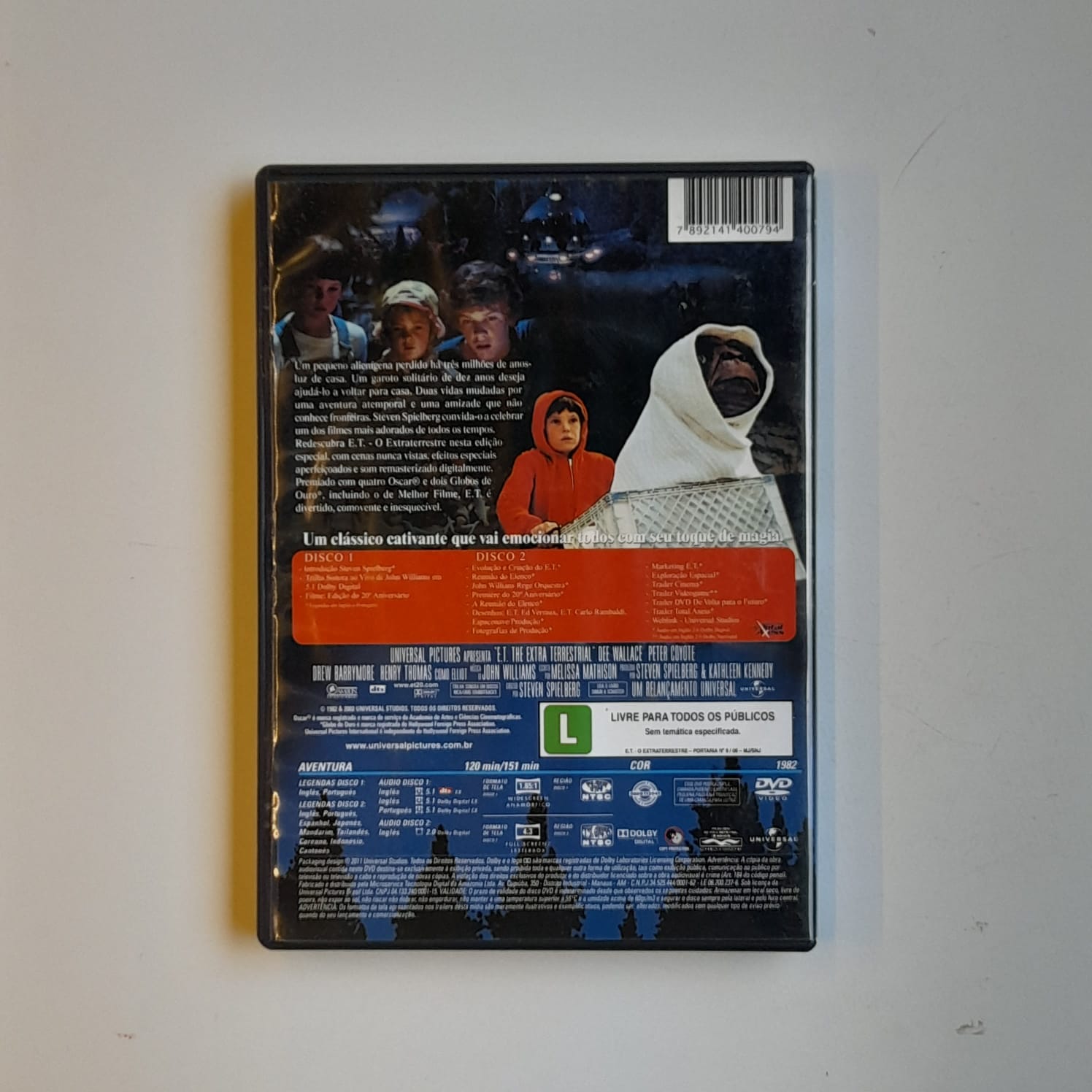 DVD E.T. O Extraterrestre - Edição de Colecionador (Duplo) - Imagem 2