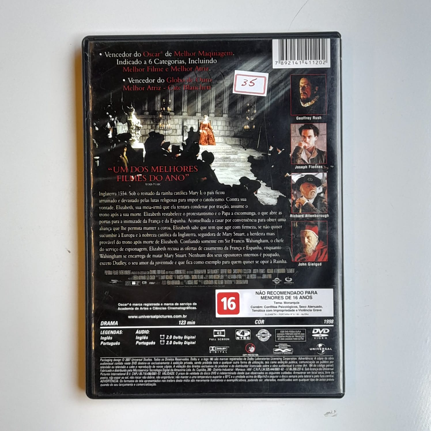 DVD Elizabeth - Imagem 2