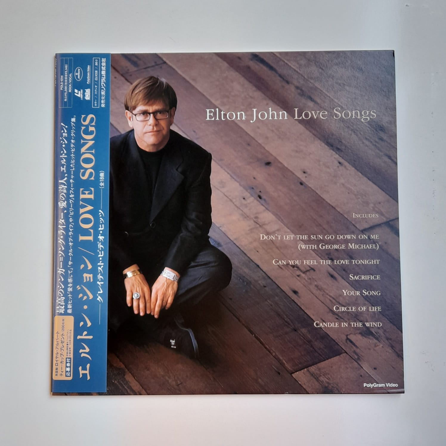 Laserdisc Elton John - Love Songs - Edição Japonesa