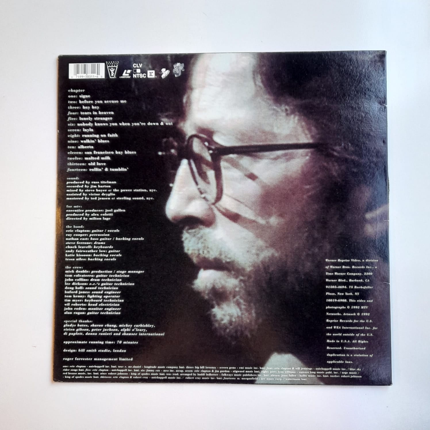 Laserdisc Eric Clapton – Unplugged - Importado - Imagem 2