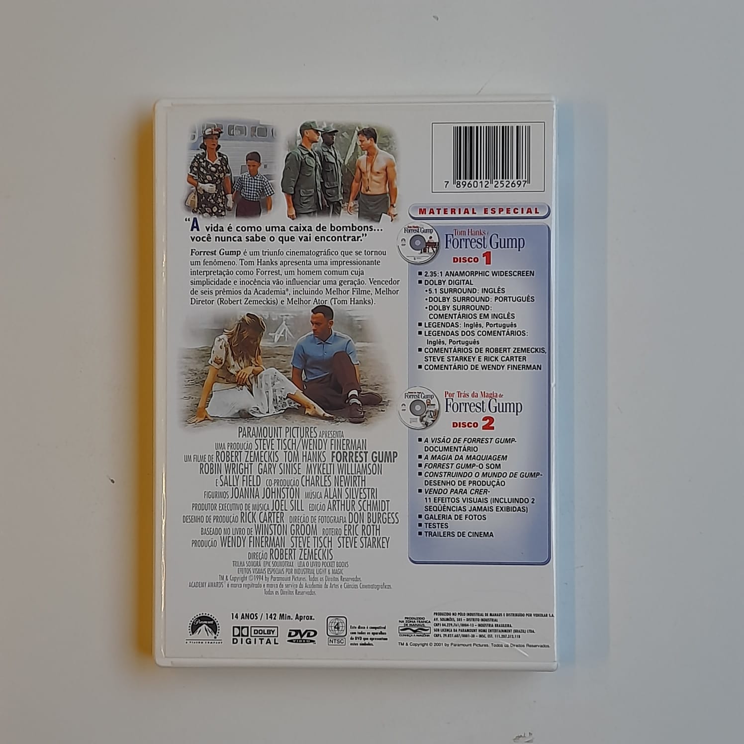 DVD Forrest Gump: O Contador de Histórias - Duplo - Imagem 2