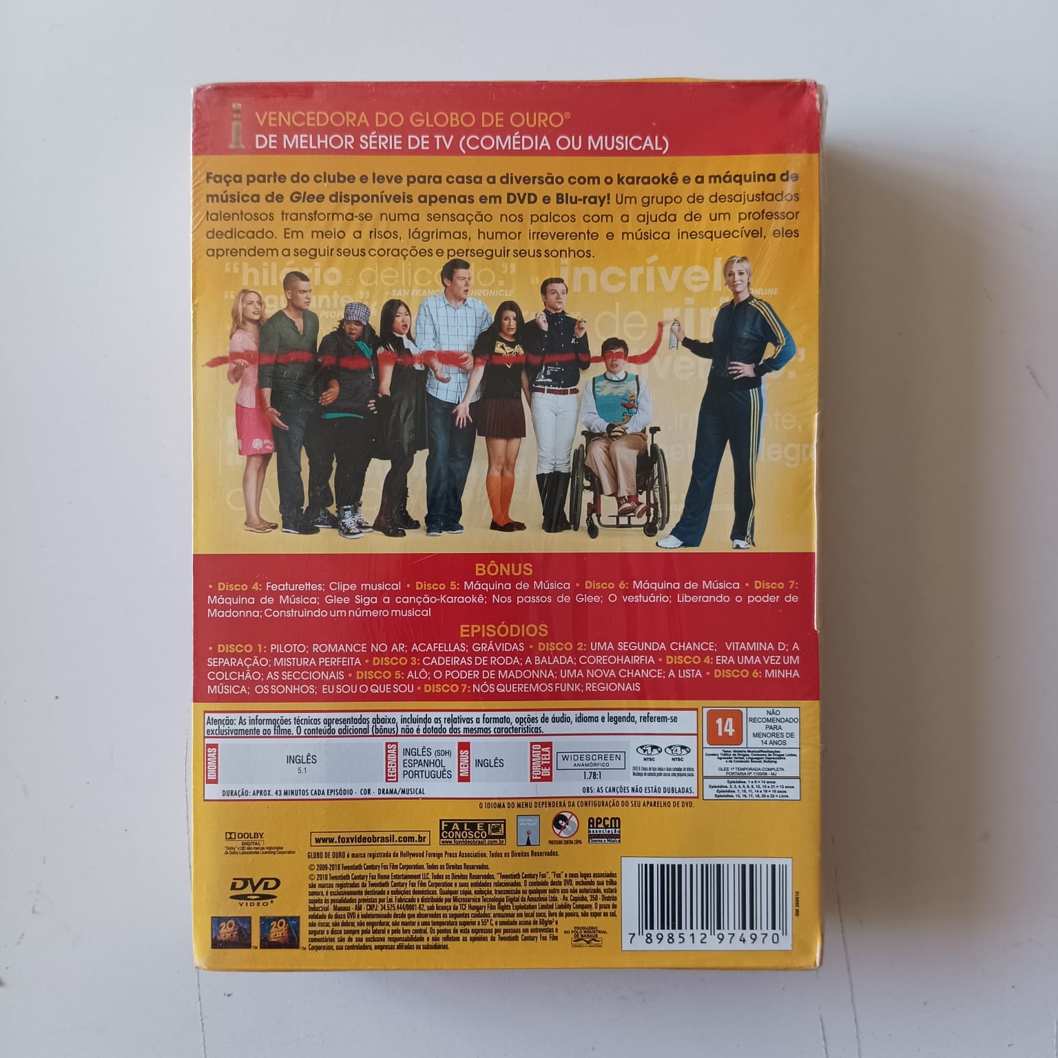 DVD Glee - Temporadas 1, 2 e 3 - Lacrado - Imagem 2