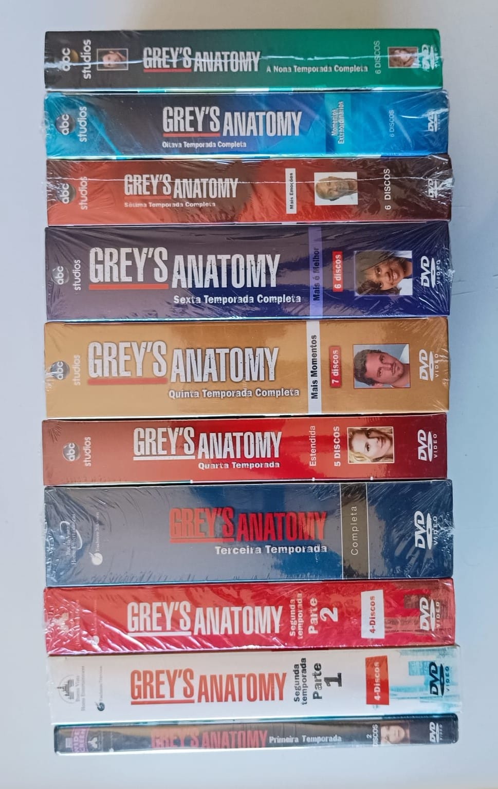 DVD Grey's Anatomy - Temporadas 1 a 9 - Lacrado