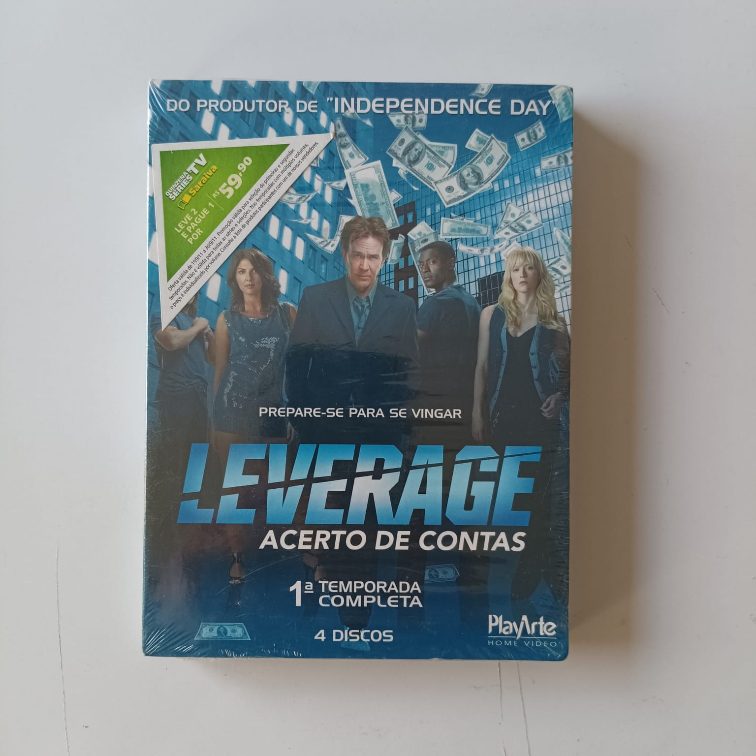DVD Leverage - Acerto de Contas - Temporadas 1 e 2 - Lacrado