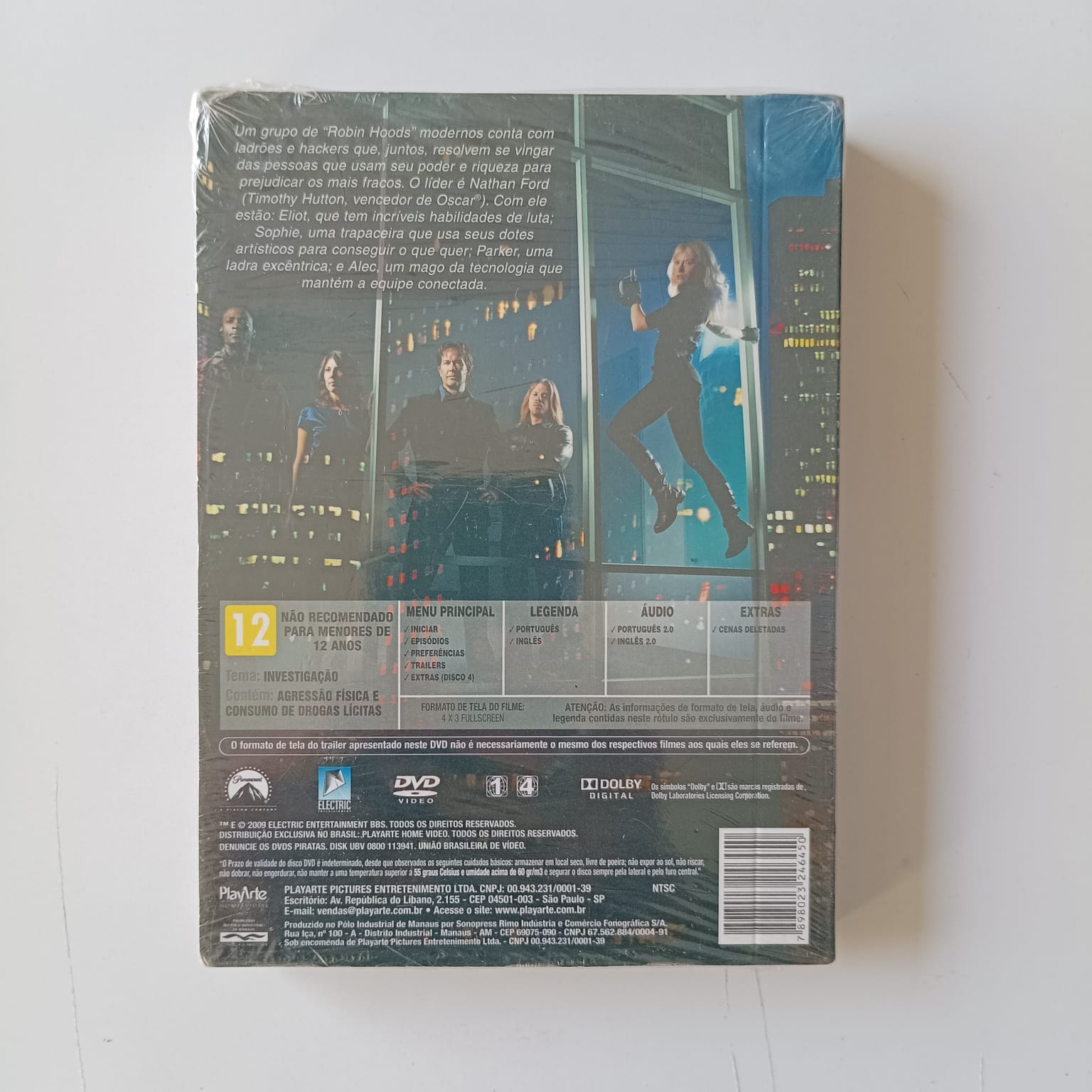 DVD Leverage - Acerto de Contas - Temporadas 1 e 2 - Lacrado - Imagem 2