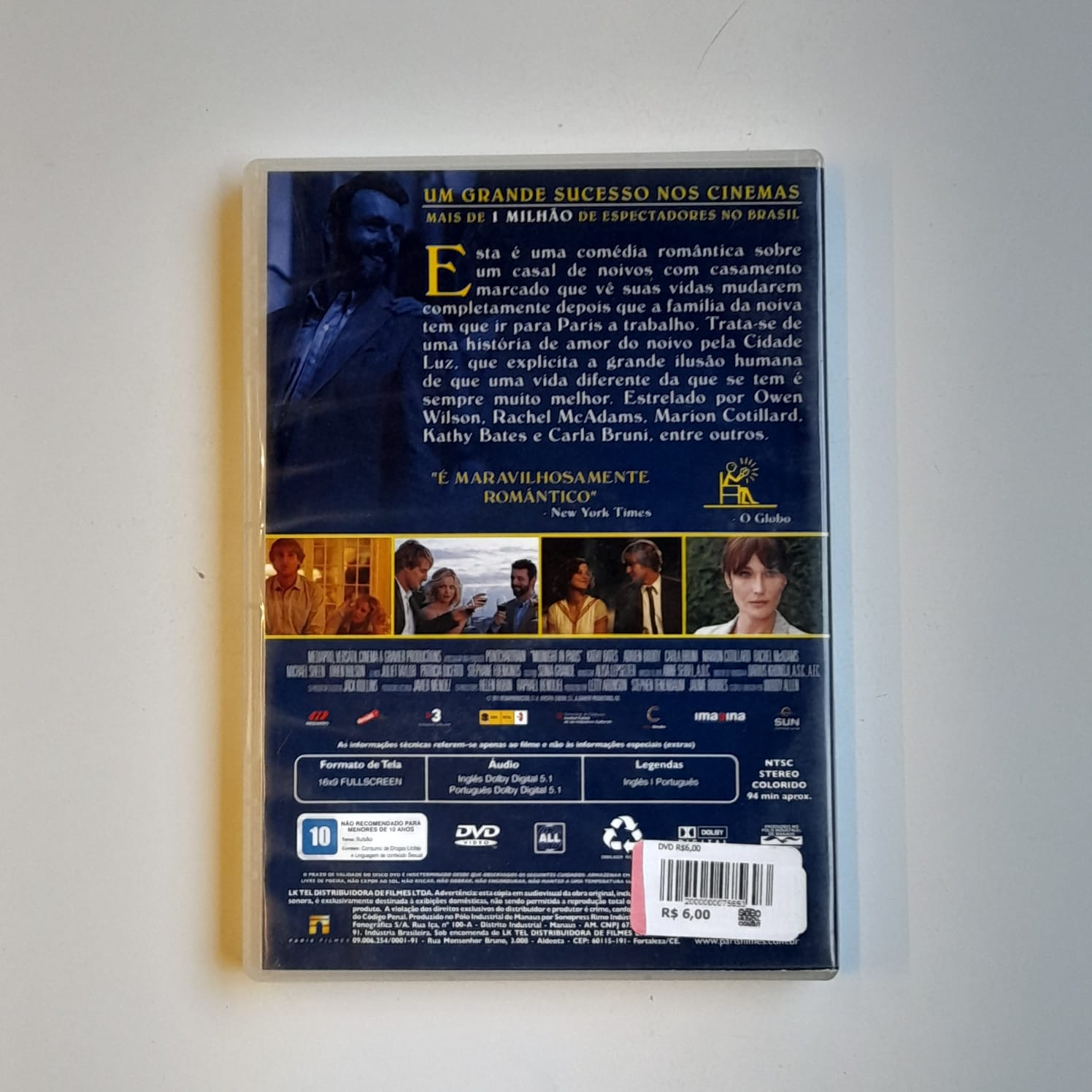 DVD Meia-Noite em Paris - Imagem 2