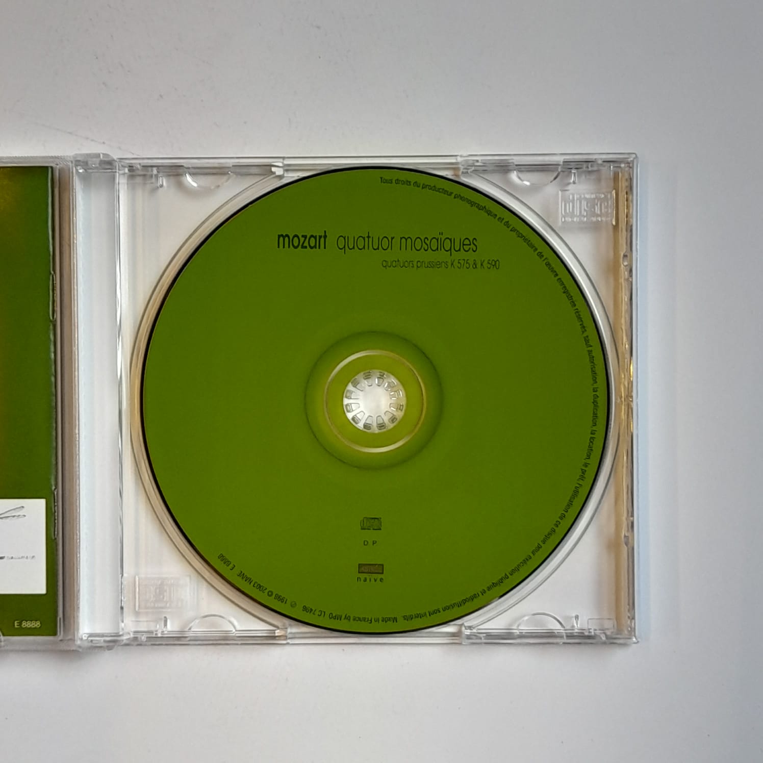 Box (5 CDs) Mozart - Quartuor Mosaiiques Dédiés á Haydn / Prussiens & Hoffmeister - Importado - Imagem 8
