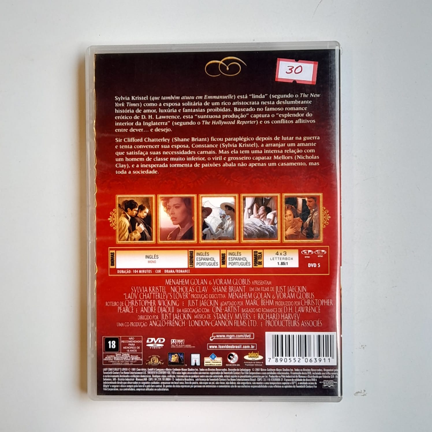 DVD O Amante de Lady Chatterley - Imagem 2