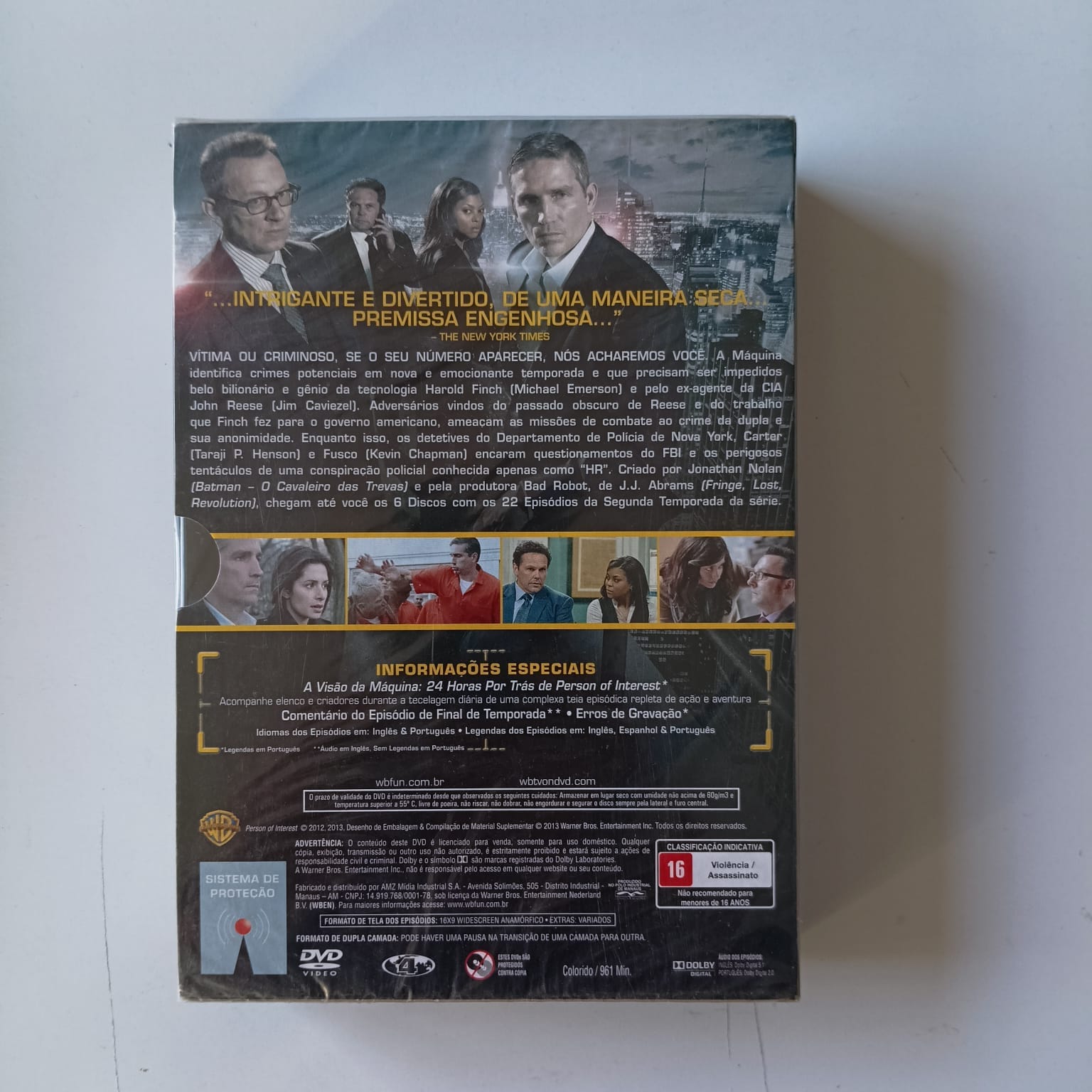 DVD Person of Interest - Temporadas 1 e 2 - Lacrado - Imagem 4