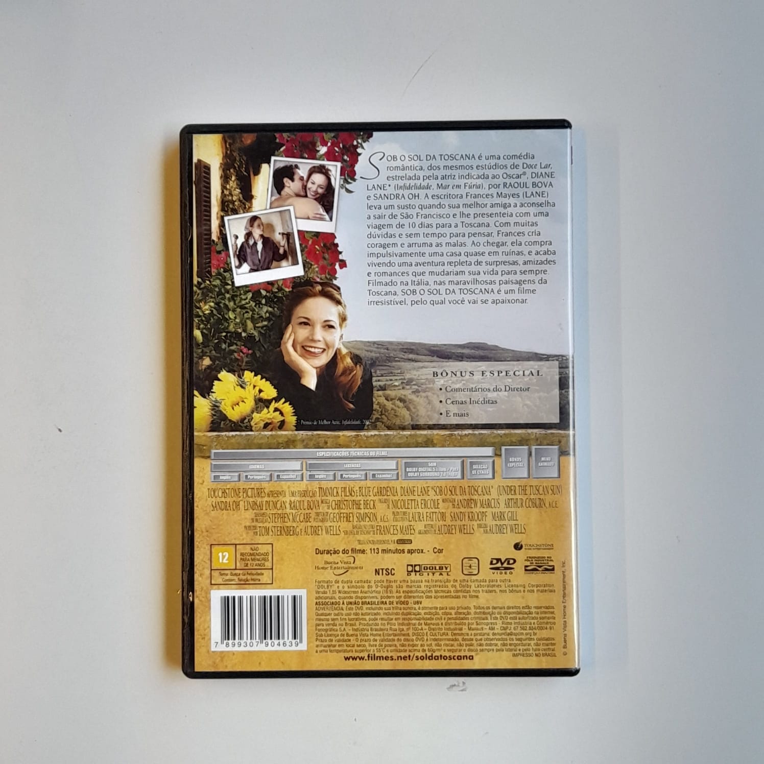 DVD Sob o Sol da Toscana - Imagem 2