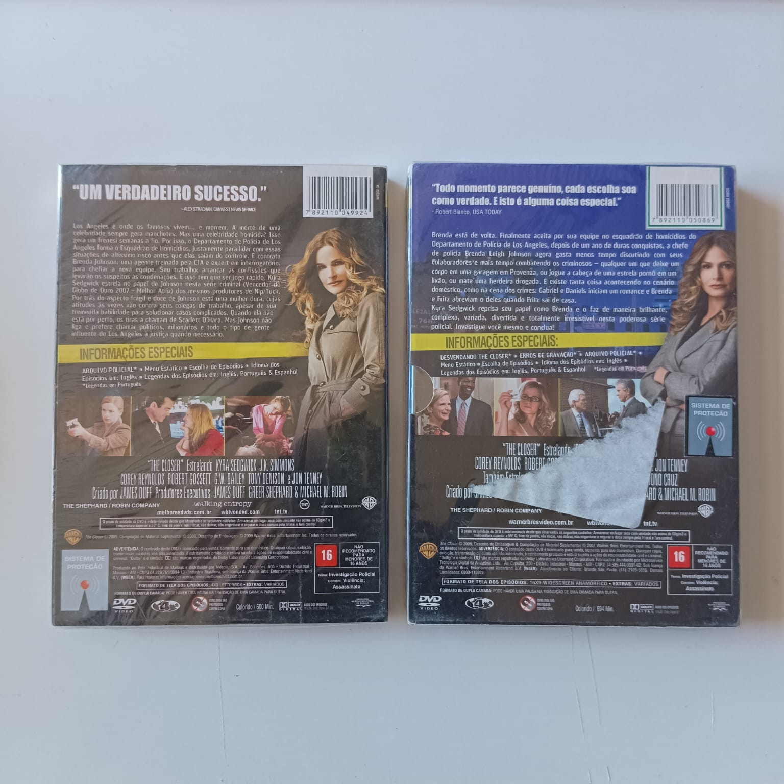 DVD The Closer - Divisão Criminal - Temporadas 1 a 4 - Lacrado - Imagem 2