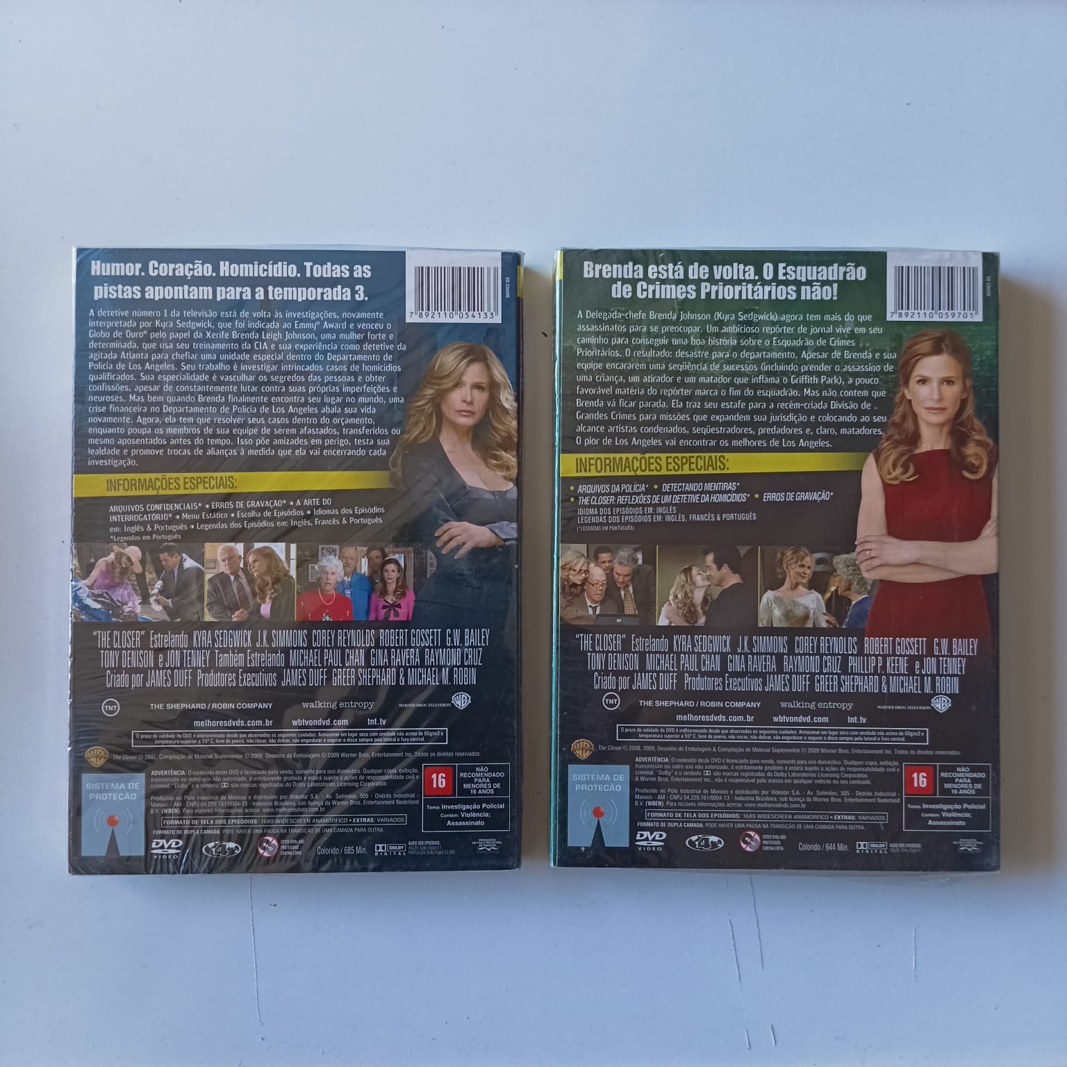 DVD The Closer - Divisão Criminal - Temporadas 1 a 4 - Lacrado - Imagem 4