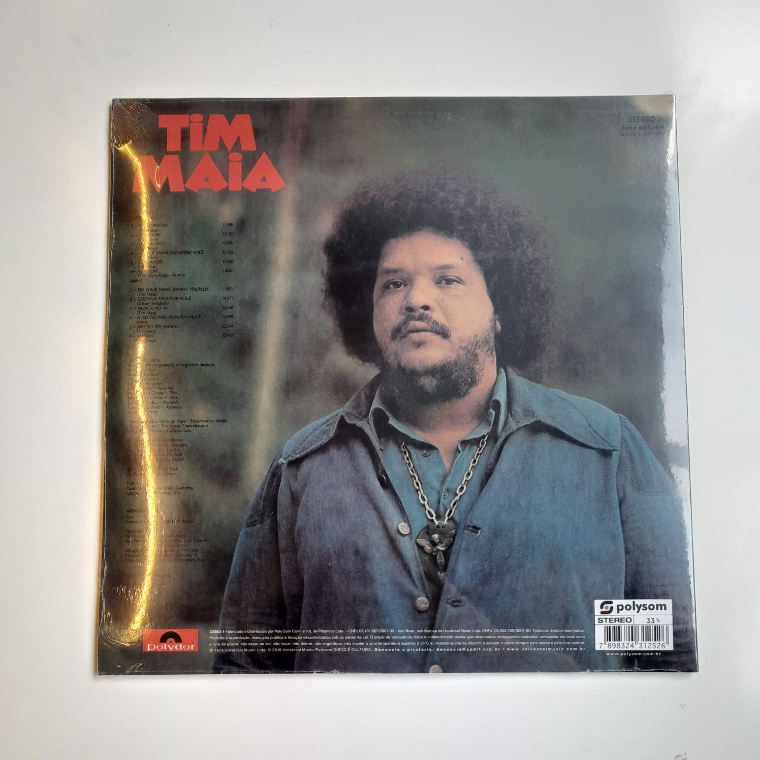 LP Tim Maia – Tim Maia (1973) Lacrado - Imagem 2