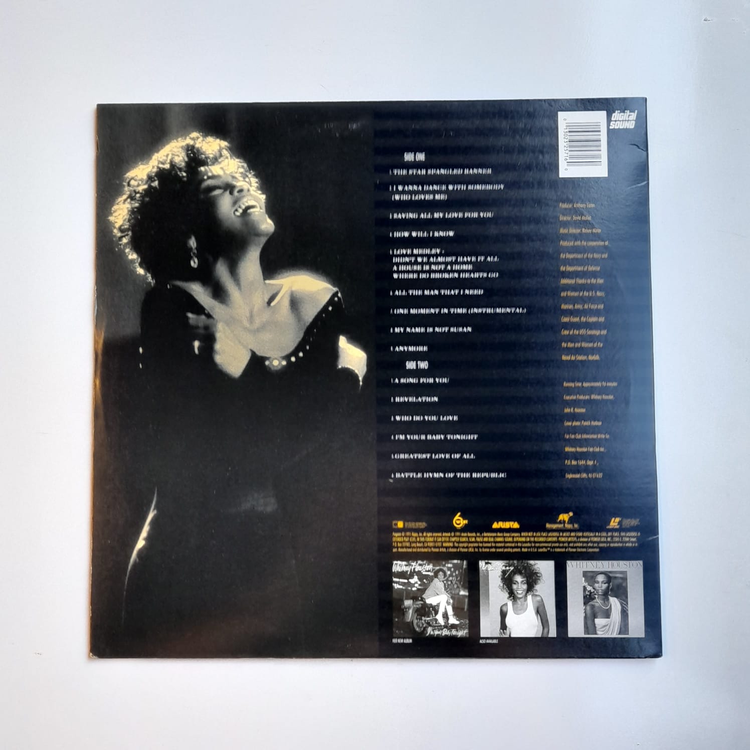 Laserdisc Whitney Houston – Welcome Home Heroes With Whitney Houston - Live In Concert - Importado - Imagem 2