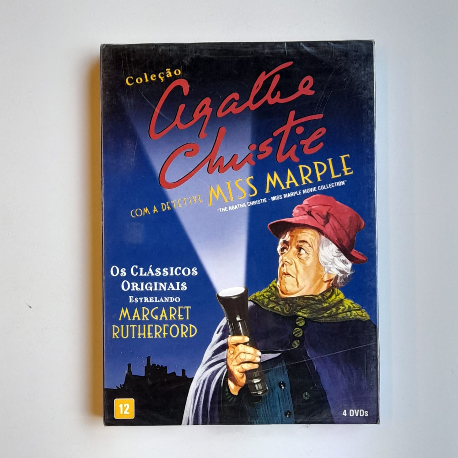 Box DVD Coleção Agatha Christie Como Detetive Miss Marple - Lacrado (4 DVDs)