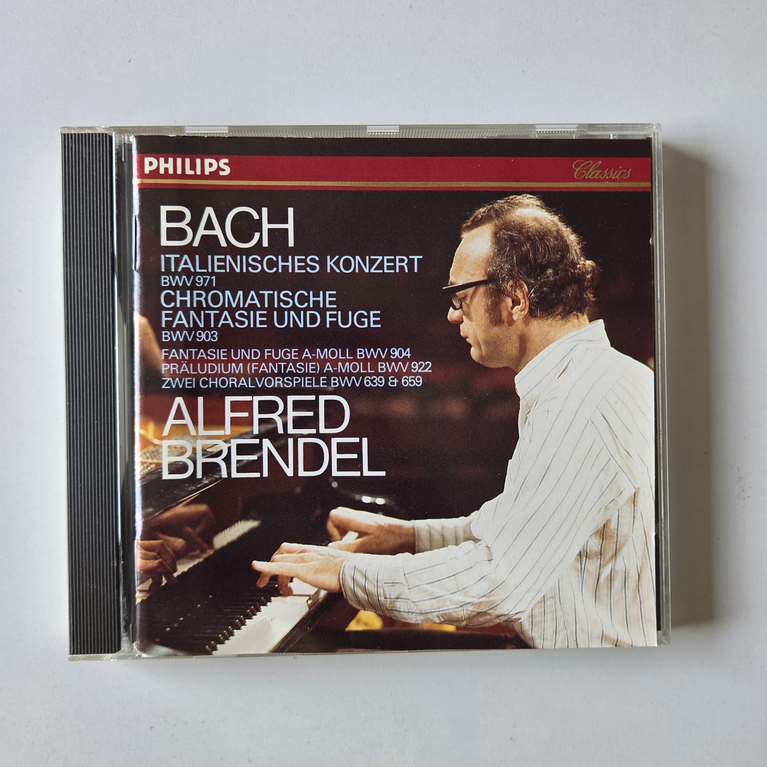 CD J.S. Bach - "Italian" Concerto - Alfred Brendell - Importado